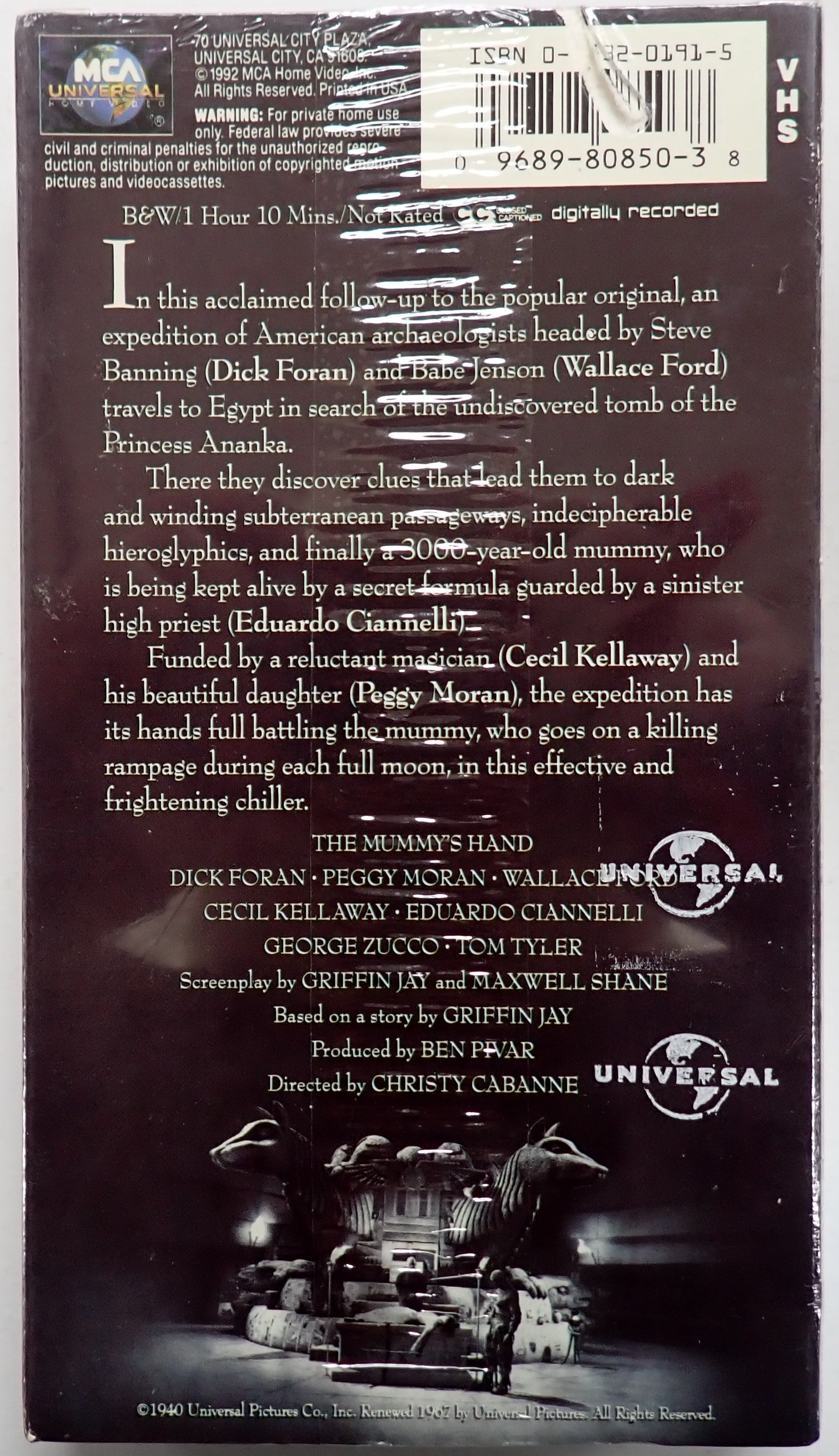 The Mummy's Hand - VHS