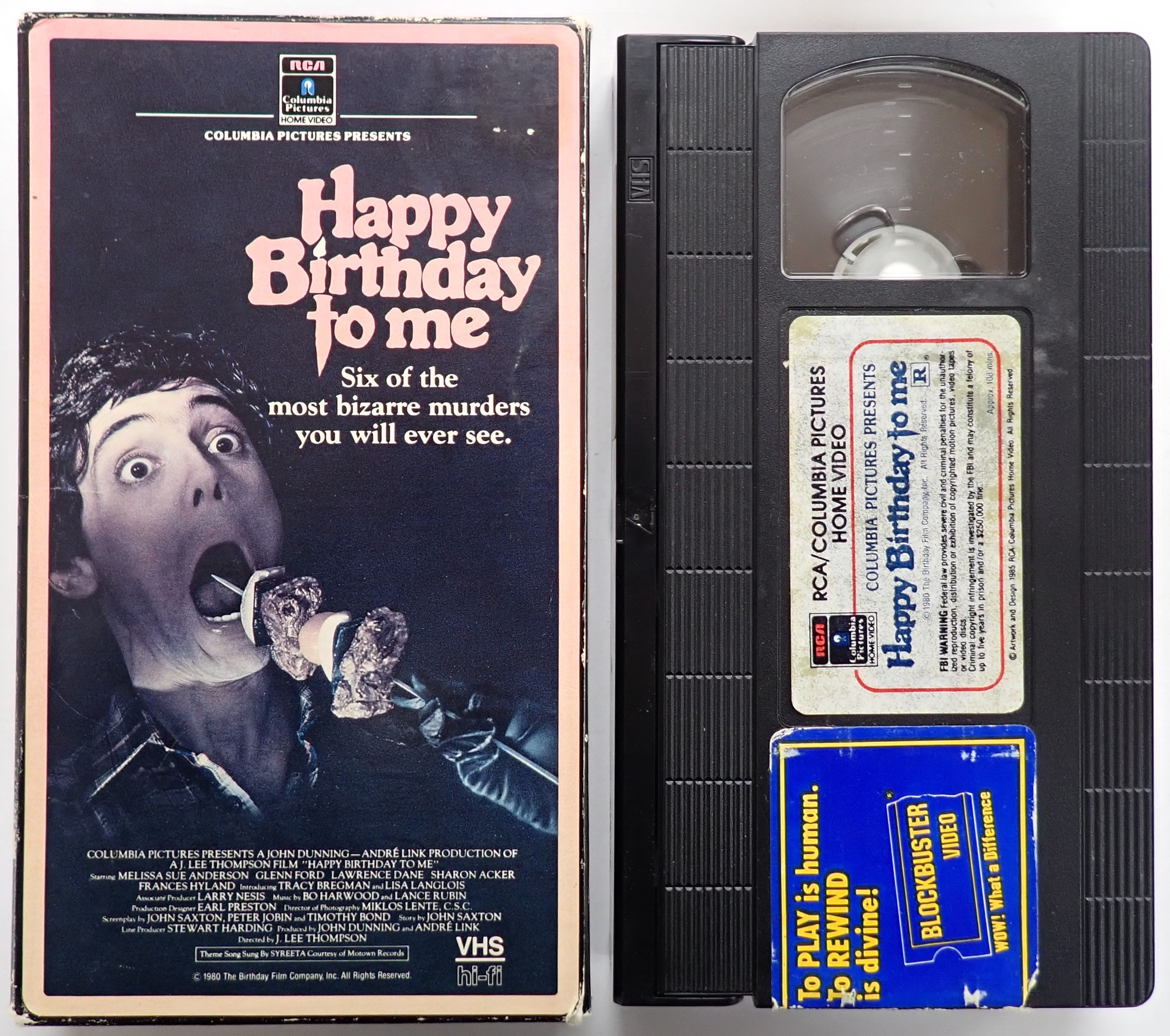 Happy Birthday to Me - VHS