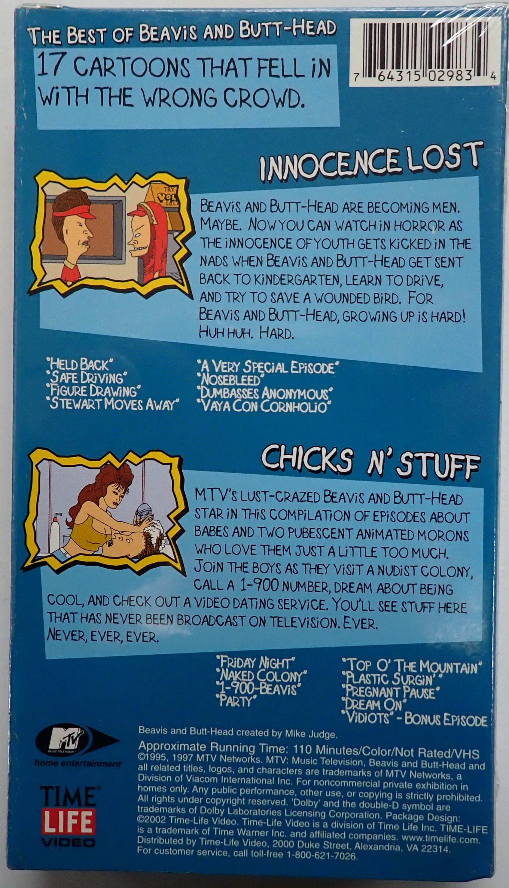 Beavis and Butt-Head: Innocence Lost - VHS