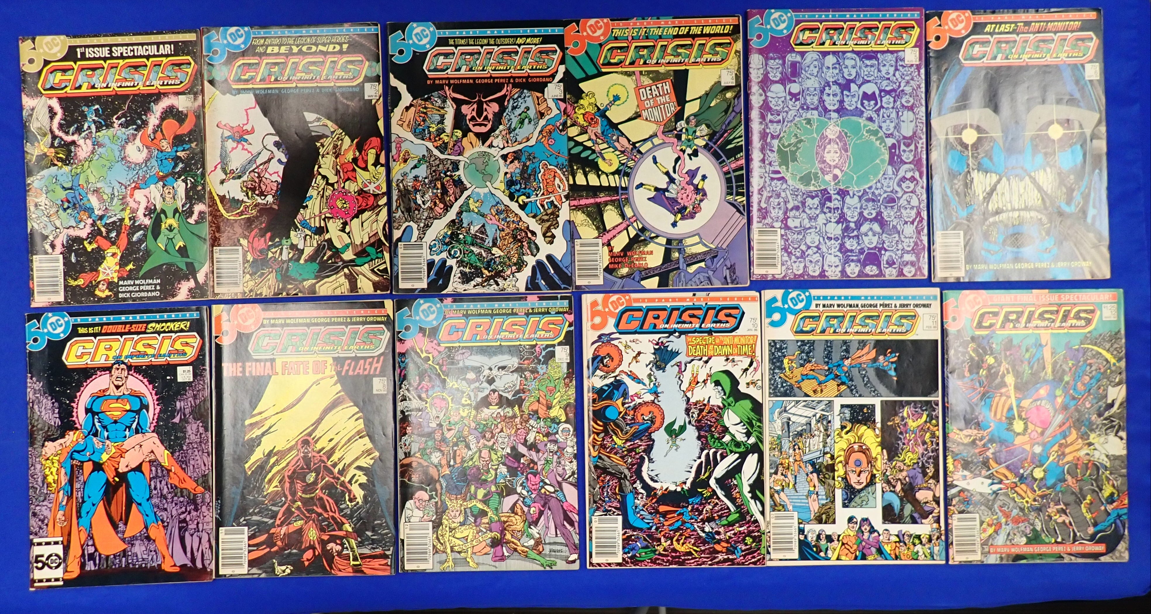 Crisis on Infinite Earths 1-12 Complete (1985) - FN/VF (7.0)