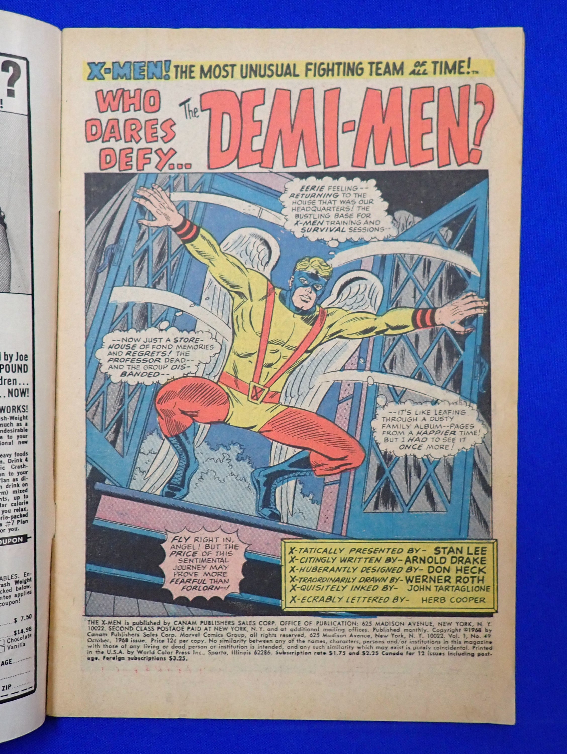 X-Men #49 (1968) - VG (4.0) - 1st Lorna Dane & Mesmero