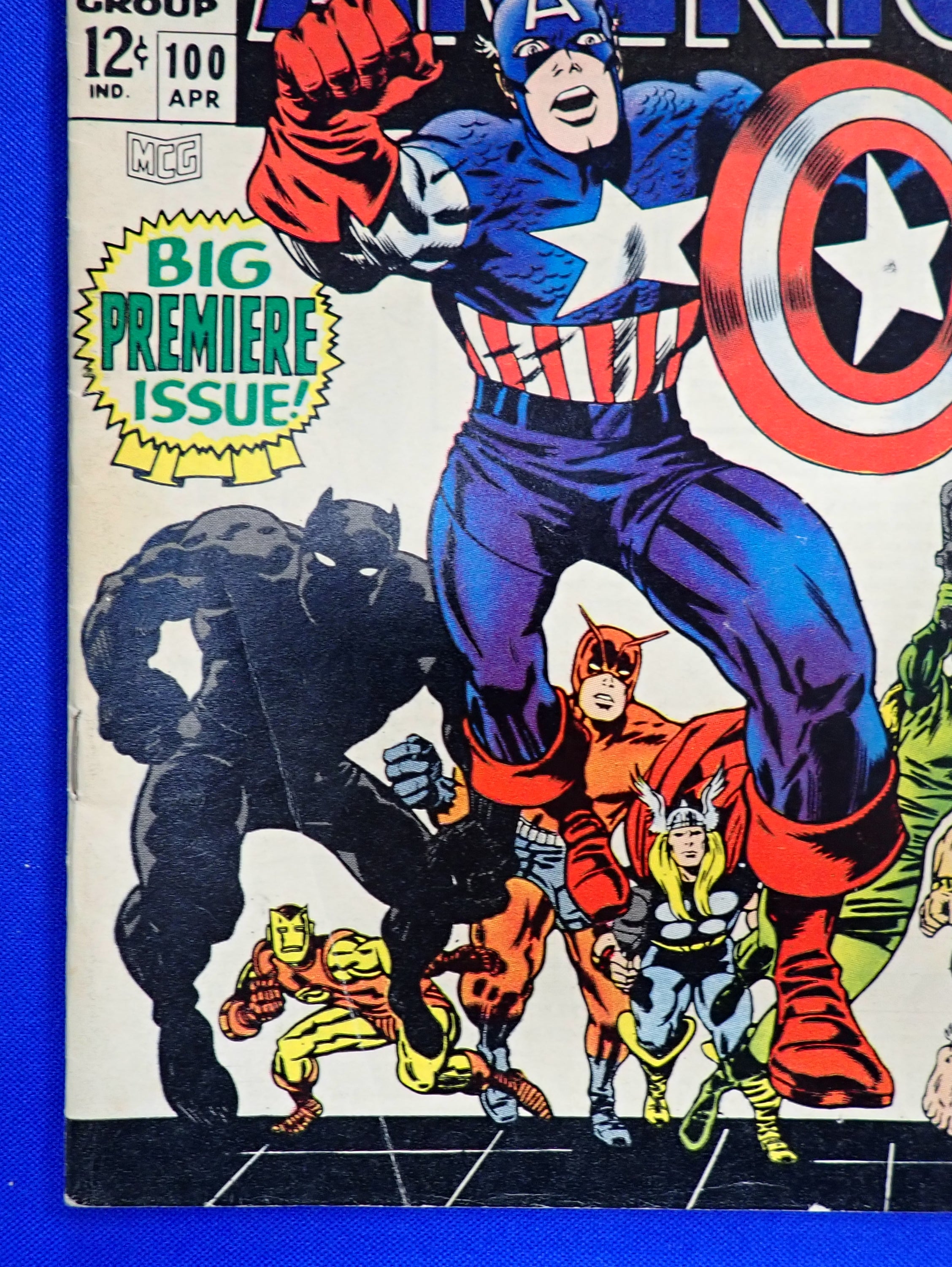 Captain America #100 (1968) - VG (4.0) - 1st Solo Captain America Series
