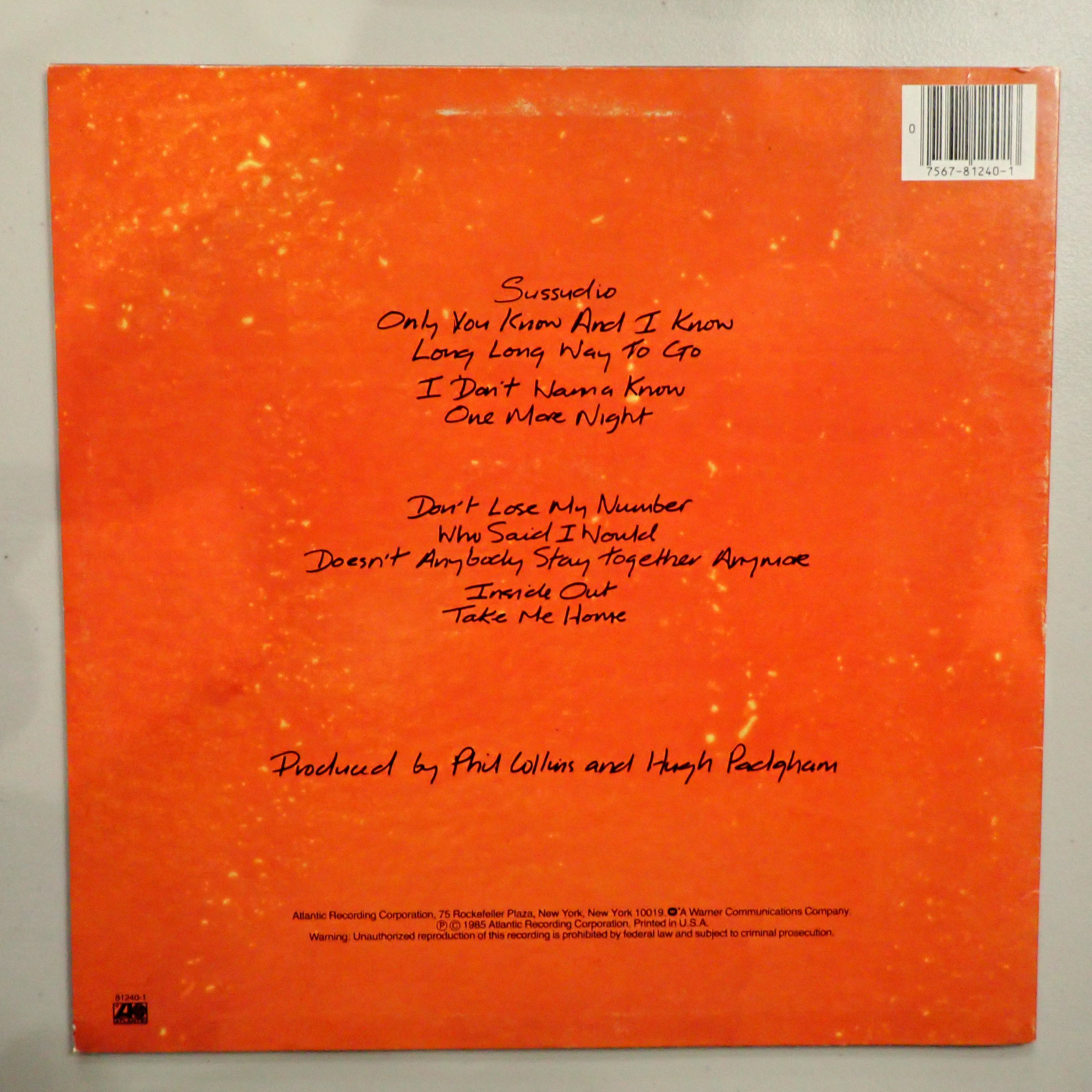 Phil Collins - No Jacket Required