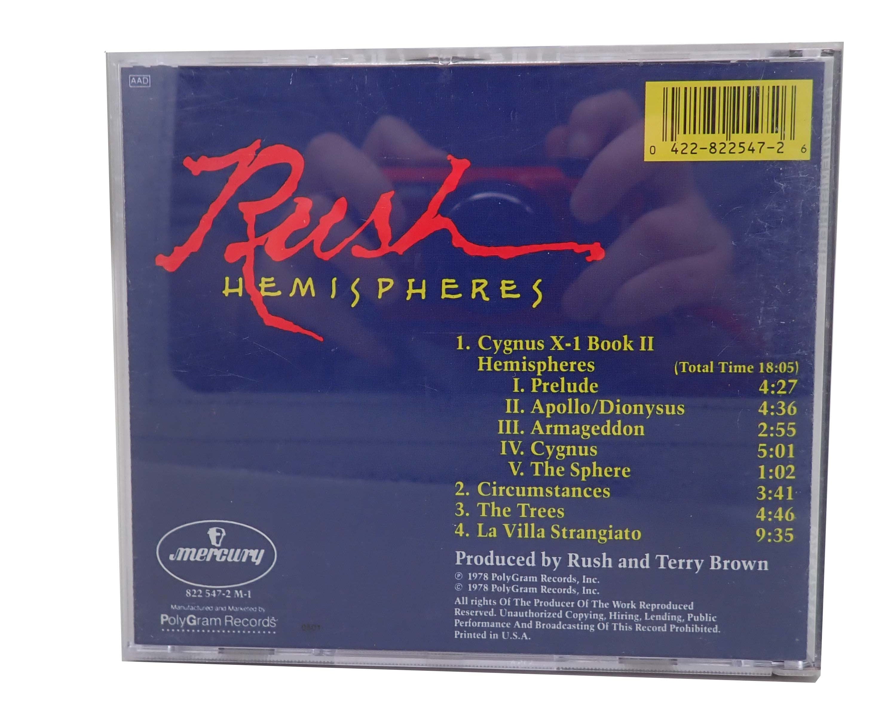 RUSH - Hemispheres  - CD