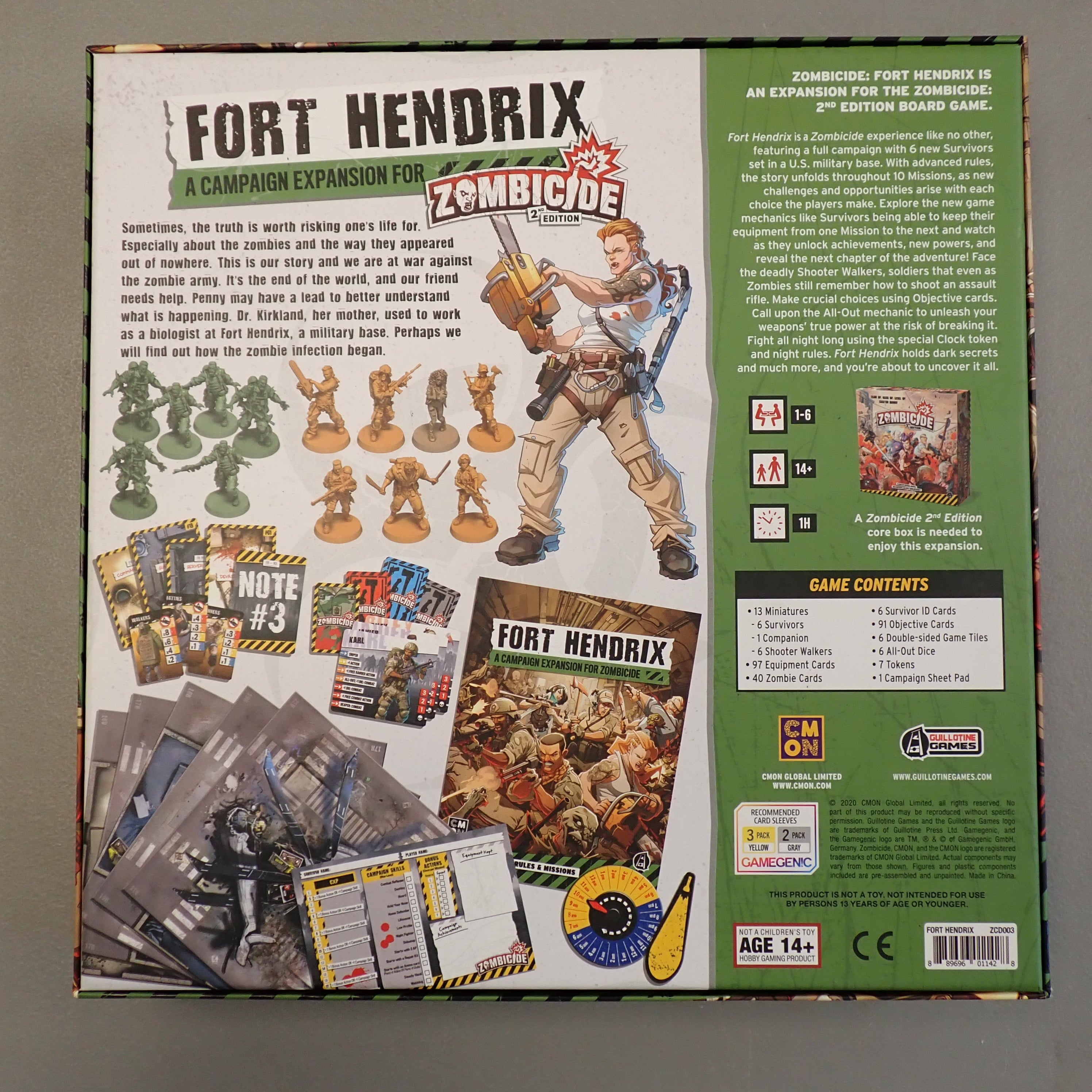 Zombicide 2nd Edition: Fort Hendrix (Used)