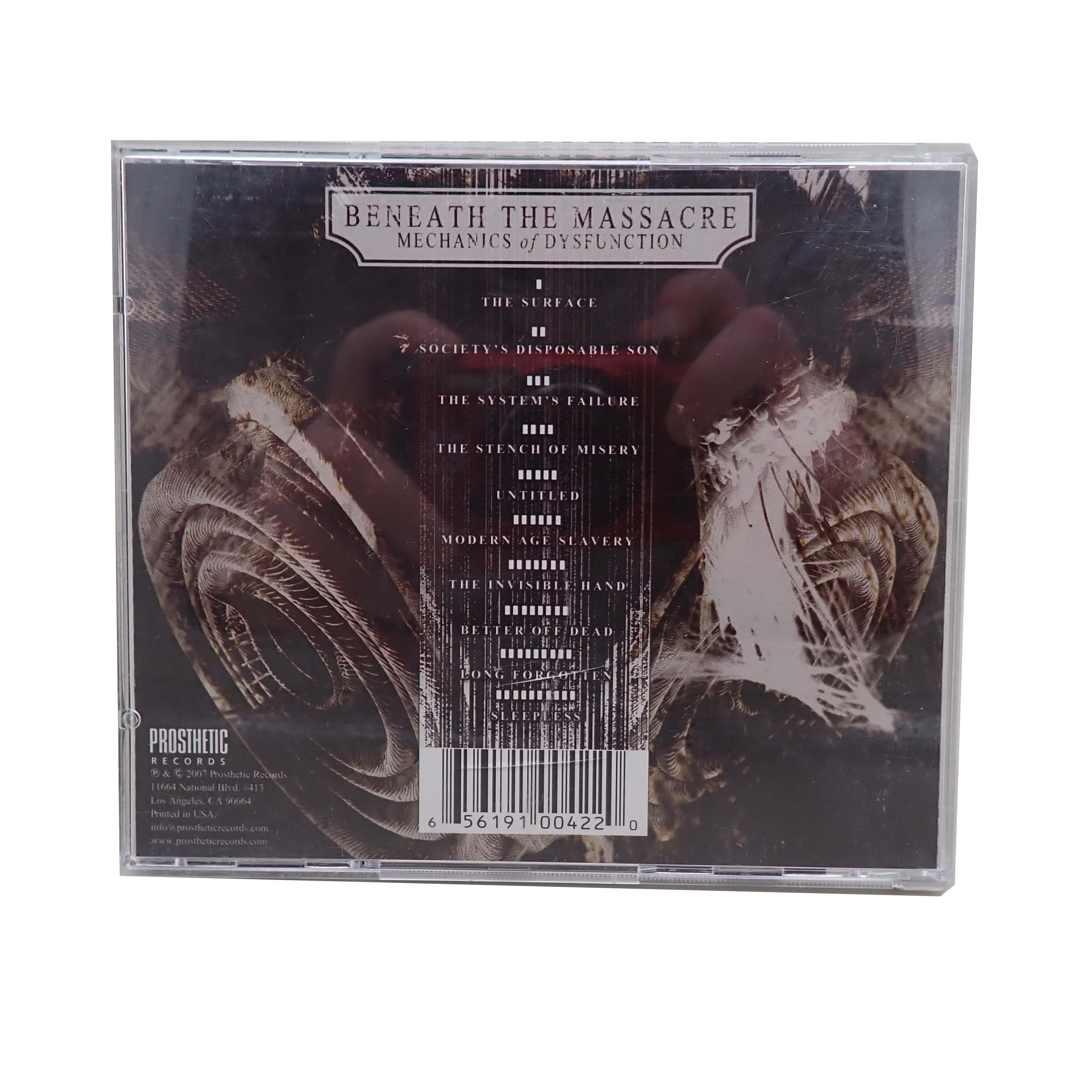 Beneath the Massacre - Mechanics of Dysfunction - CD