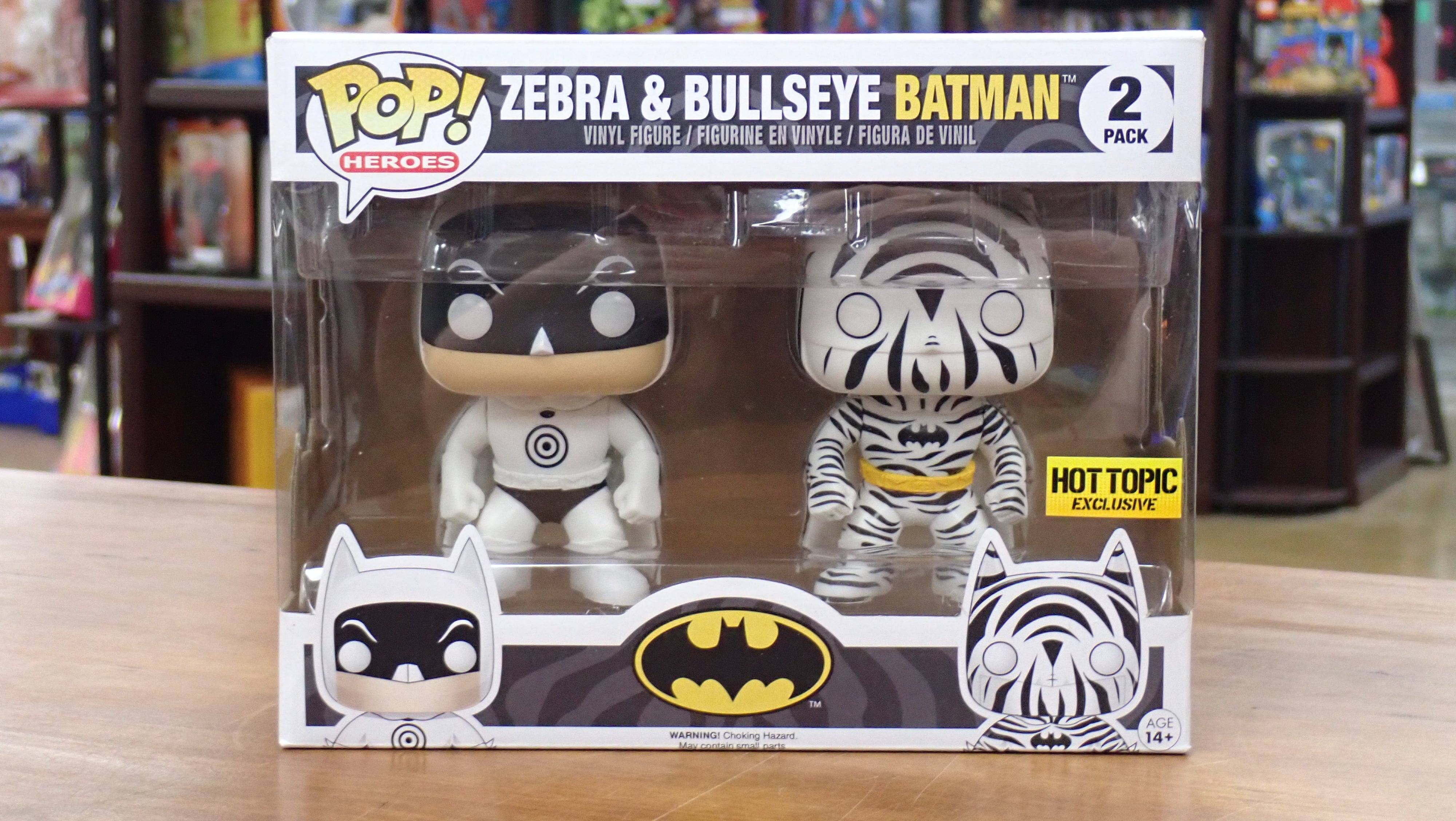 Zebra & Bullseye Batman - POP! 2 Pack