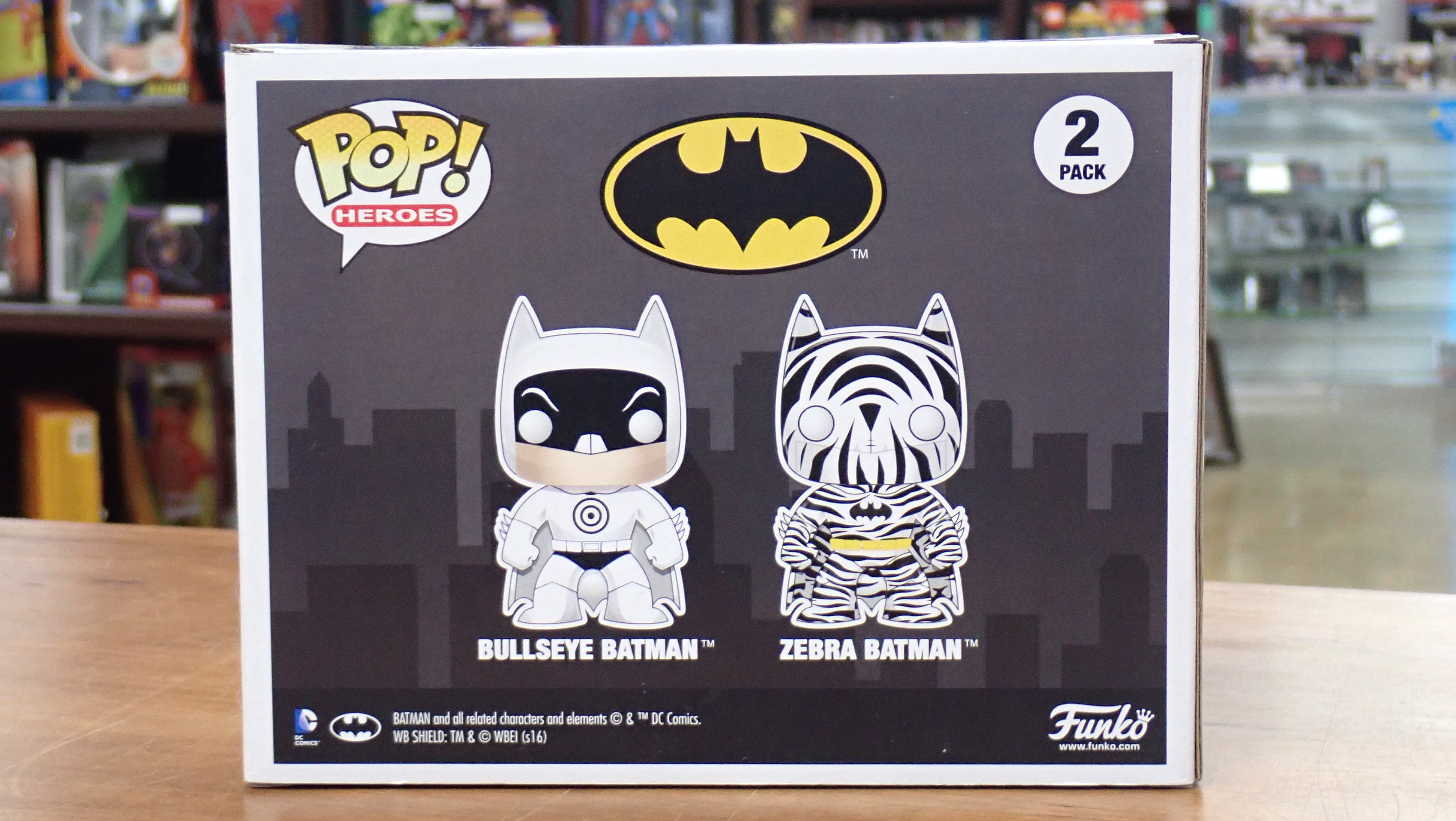Zebra & Bullseye Batman - POP! 2 Pack