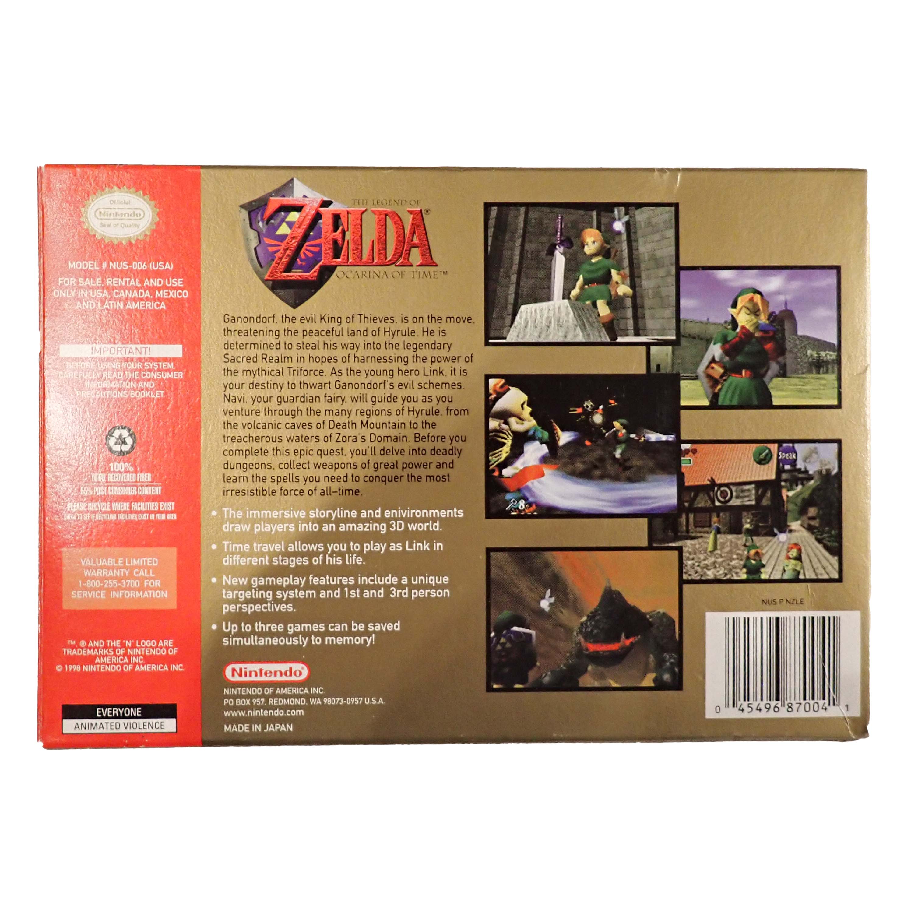The Legend of Zelda: Ocarina of Time - N64