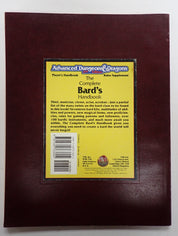 D&D 2e The Complete Bard's Handbook