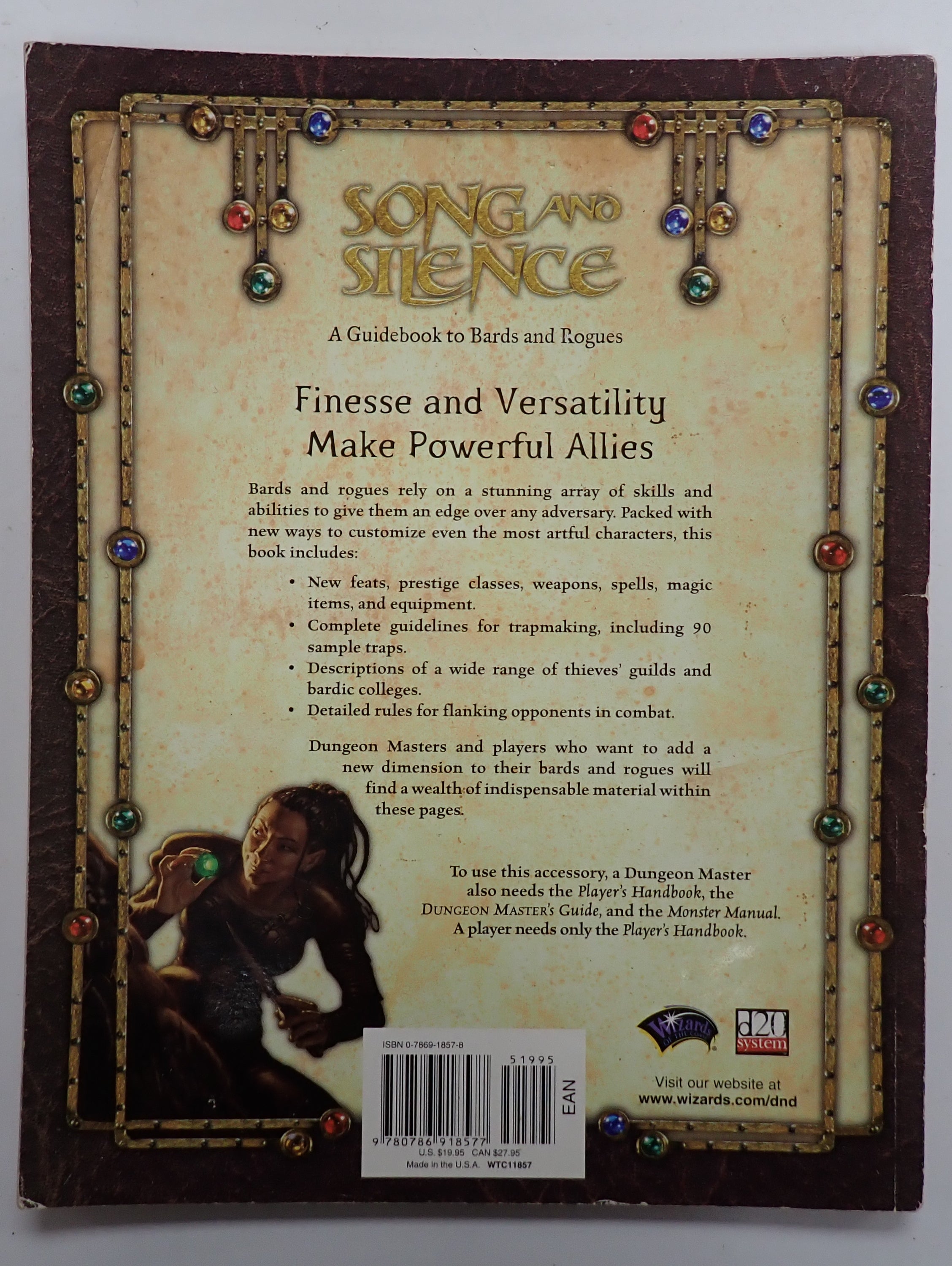 D&D 3.5e: Song and Silence - A Guidebook to Bards and Rogues