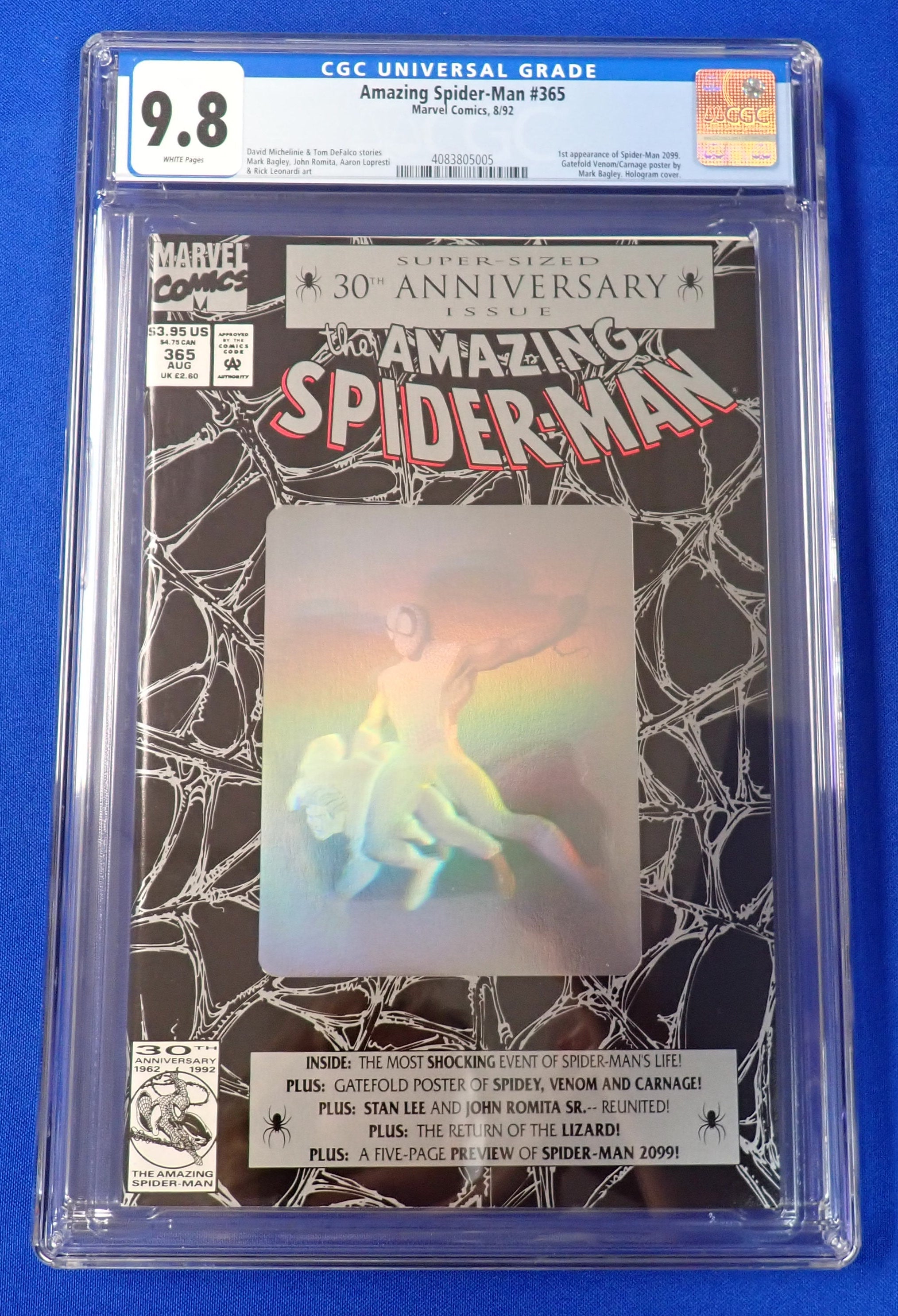 Amazing Spider-Man #365 (1992) - CGC 9.8 - 1st Spider-Man 2099