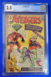 Avengers #2 (1963) - CGC 2.5 - 1st Space Phantom