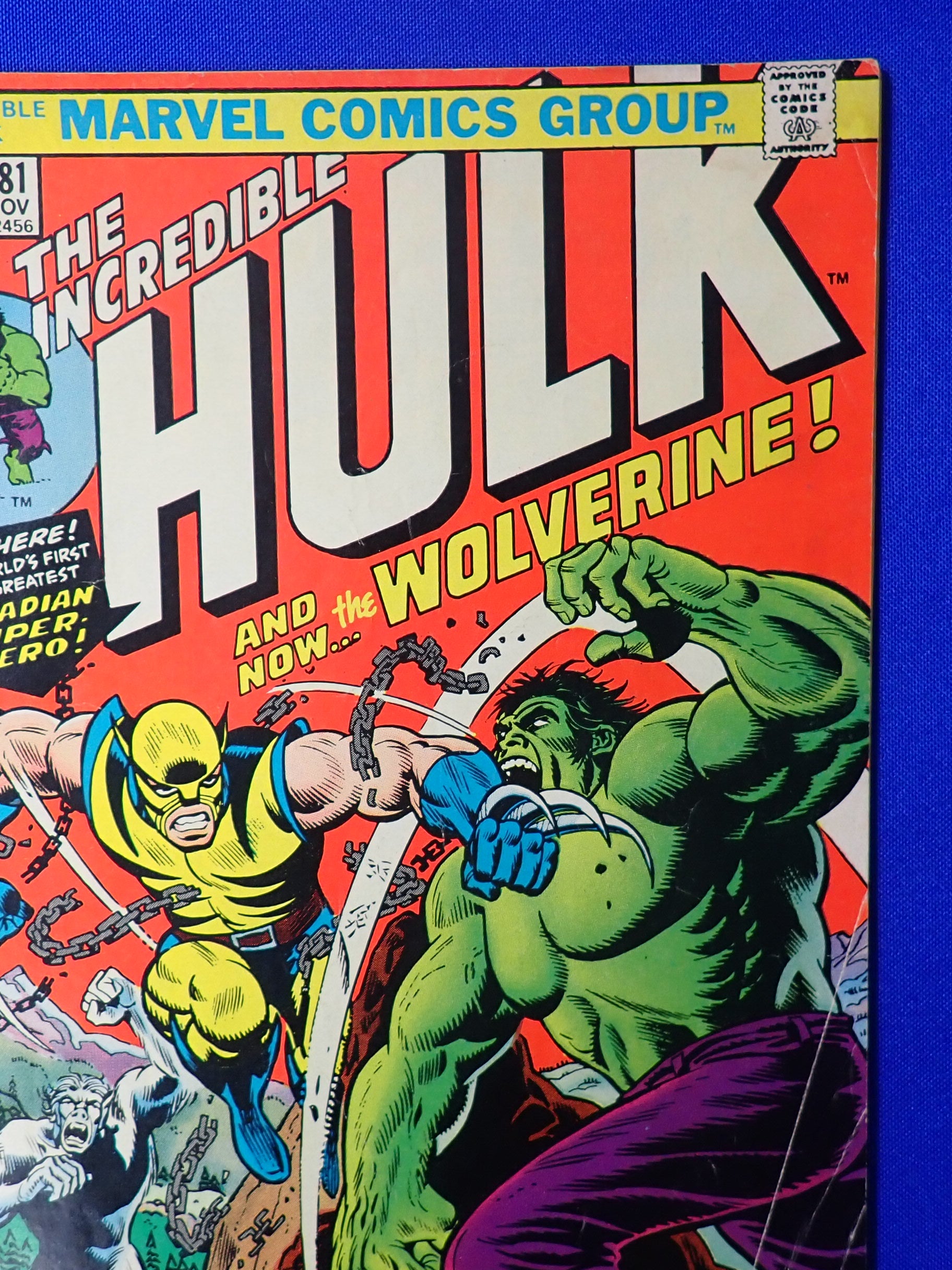 Incredible Hulk #181 (1974) - VG+ (4.5) - 1st Wolverine + MVS Intact