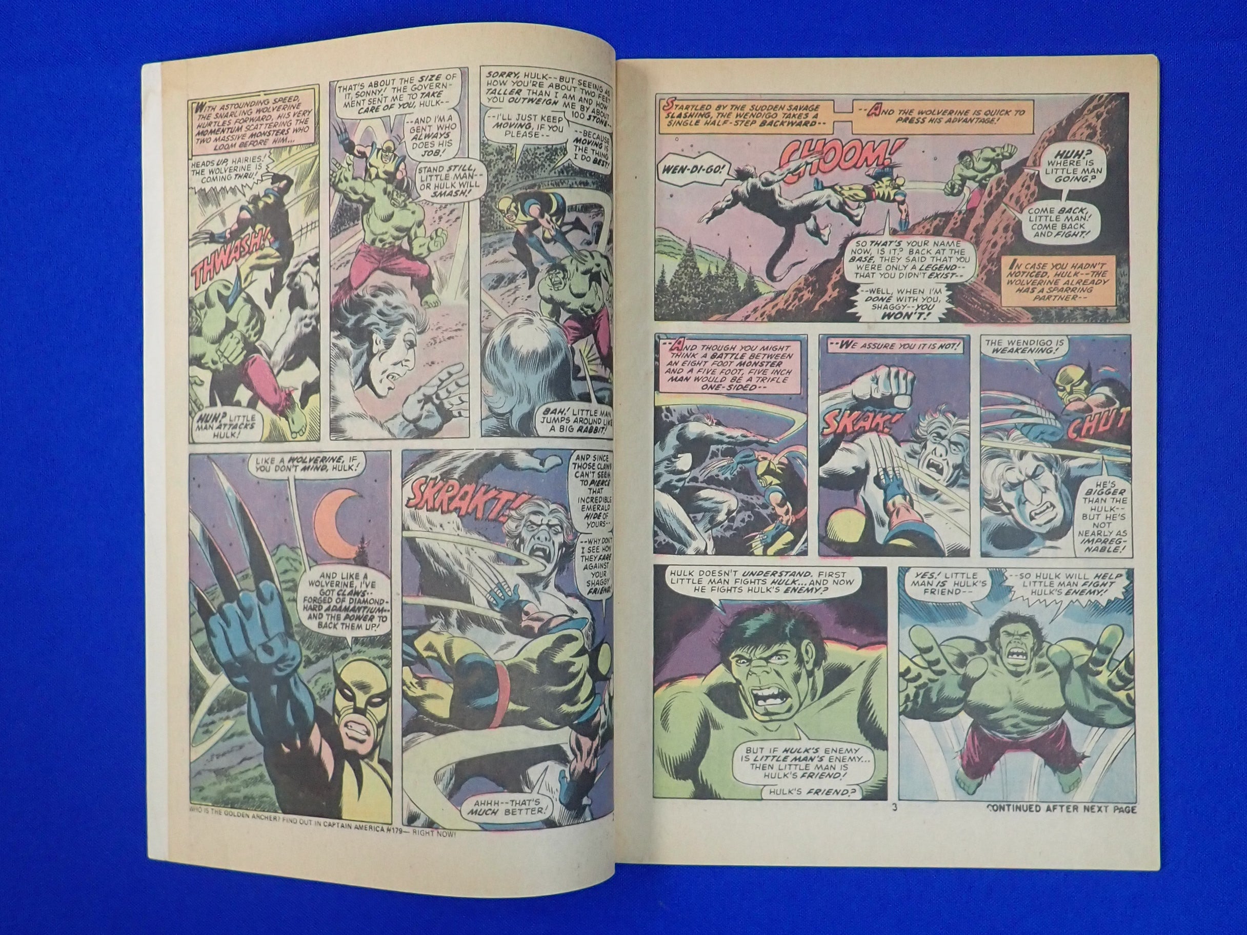 Incredible Hulk #181 (1974) - VG+ (4.5) - 1st Wolverine + MVS Intact