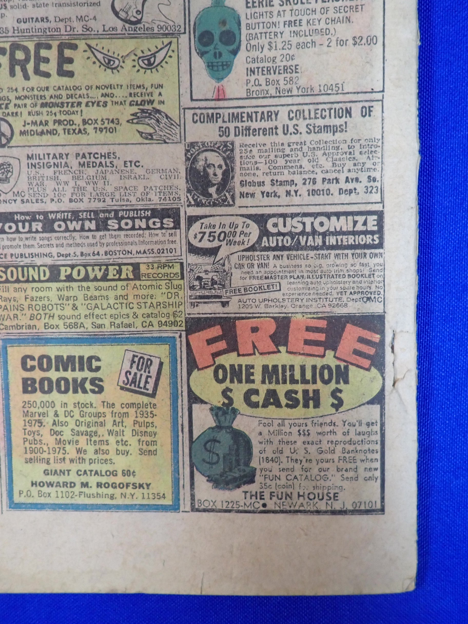 Giant Size X-Men #1 (1975) - .5 (PR) Coverless copy