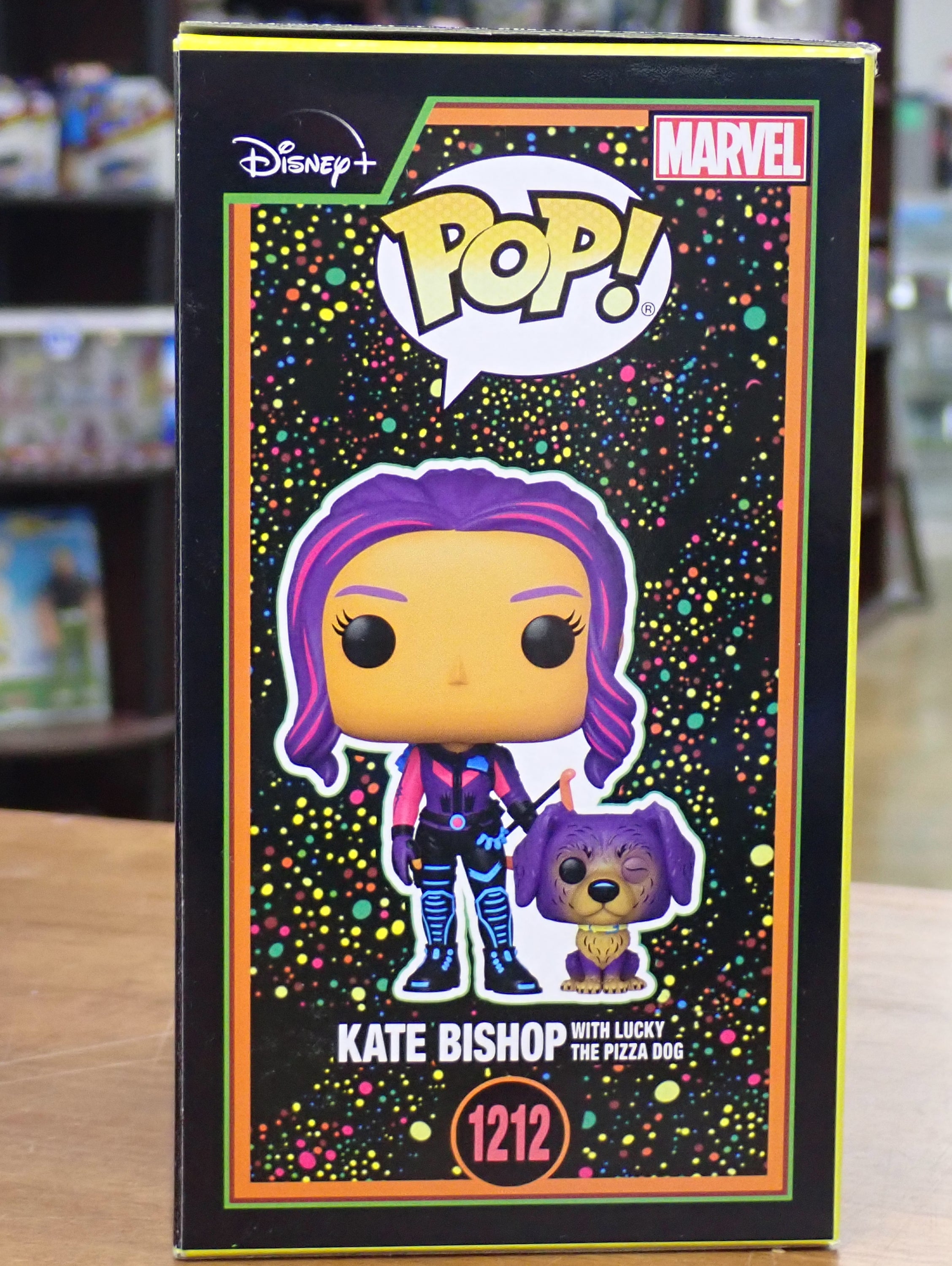 Kate Bishop with Lucky the Pizza Dog - POP! #1212