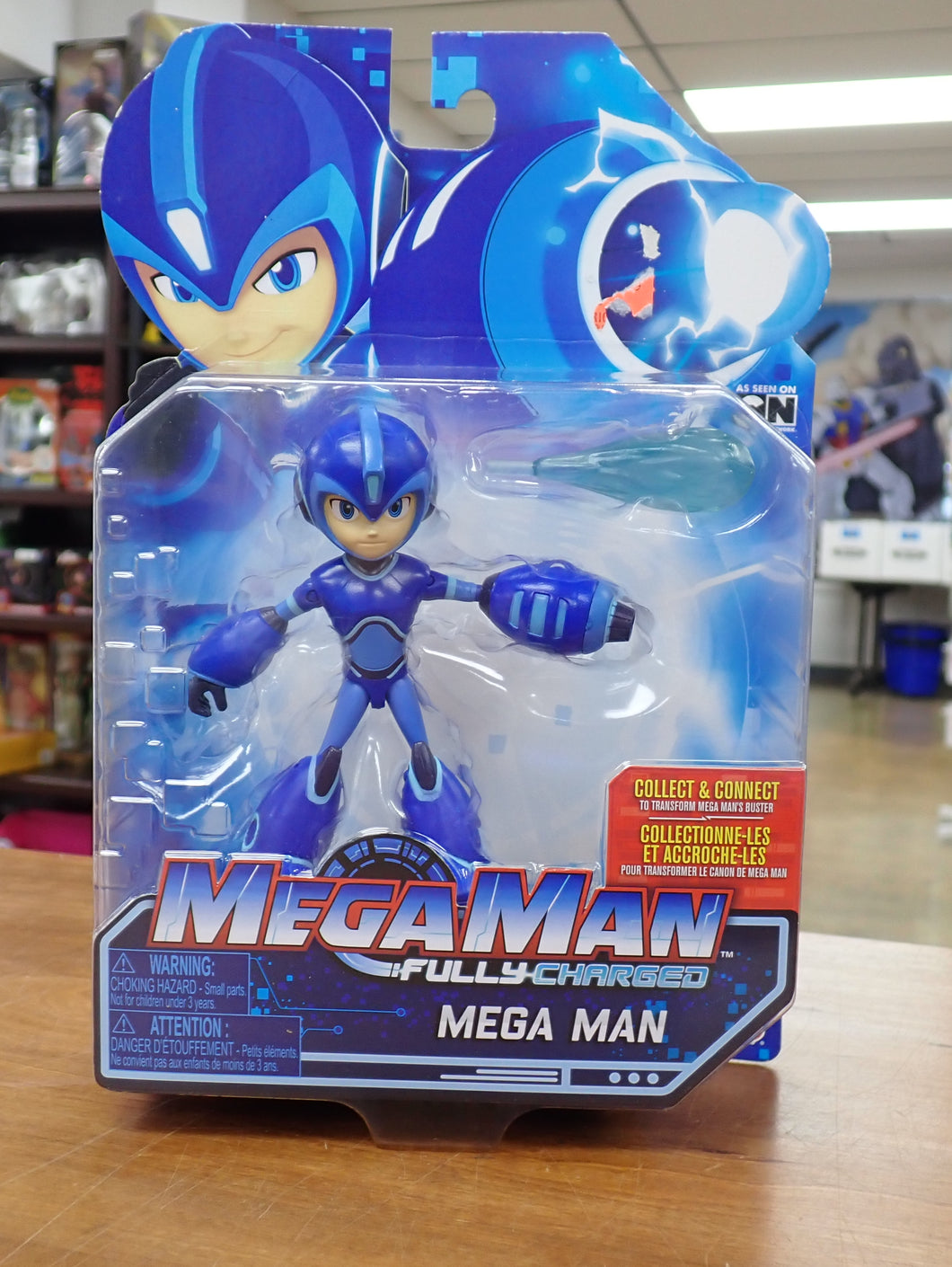 Mega Man Fully Charged Figure