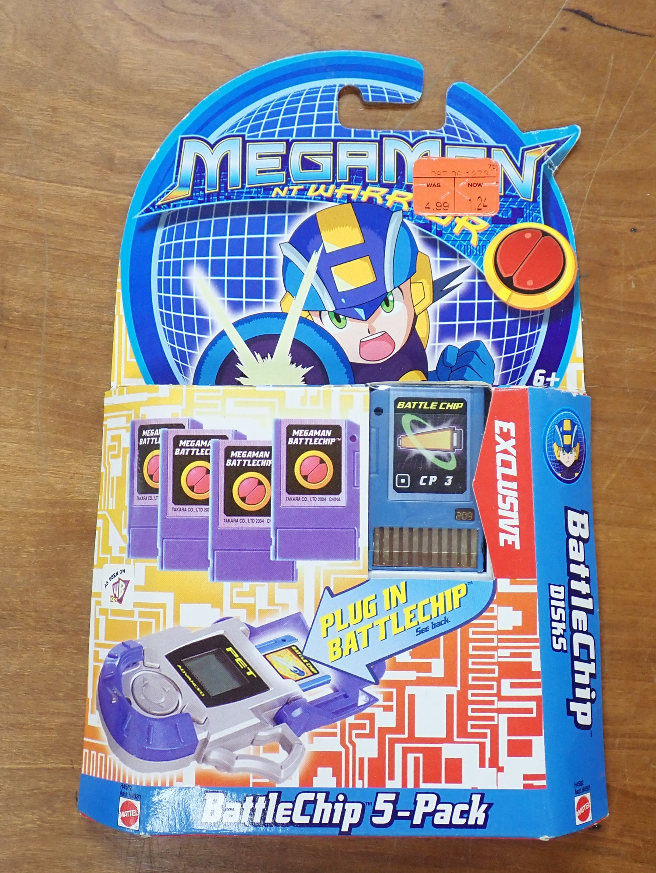 Mega Man NT Warrior BattleChip 5-Pack