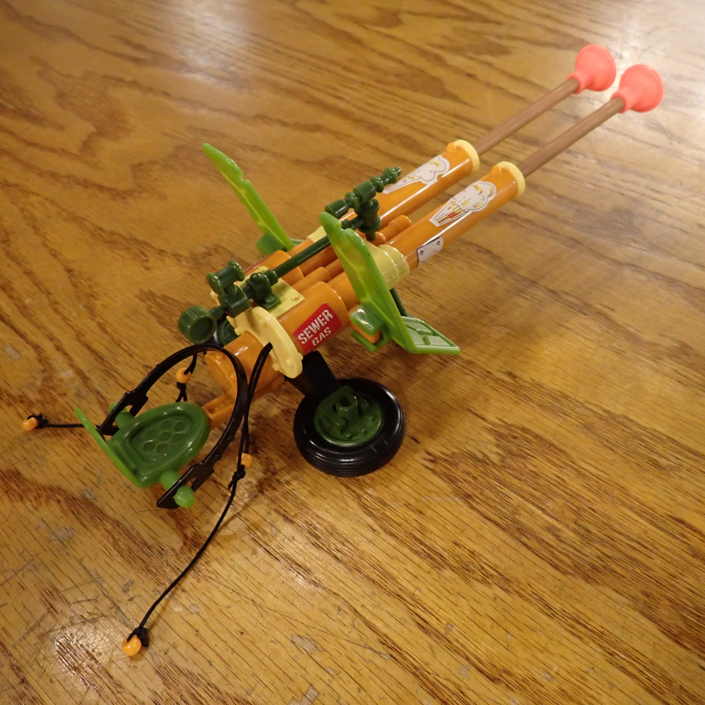 TMNT Double Barrelled Plunger Gun (1989)
