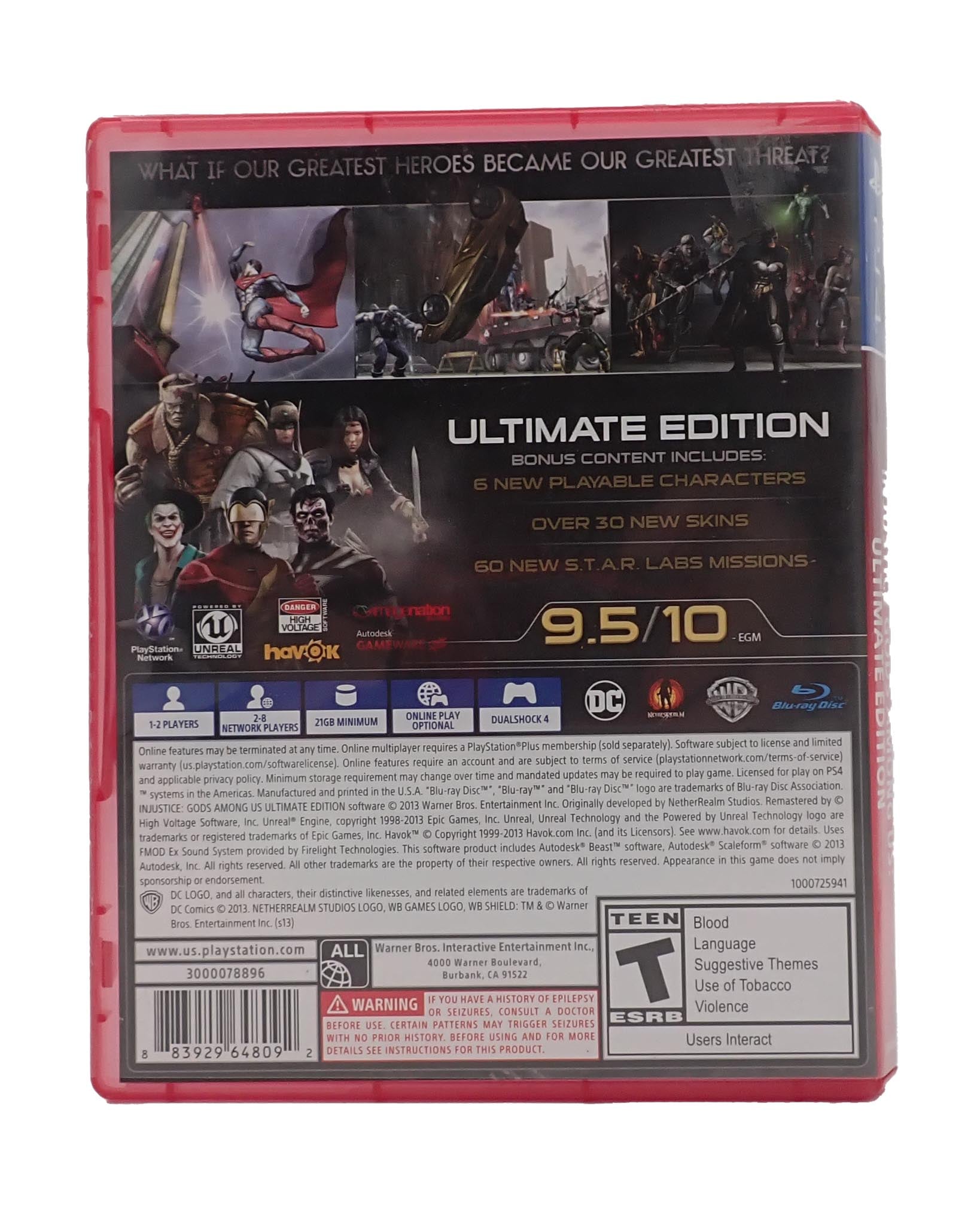 Injustice Gods Among Us Ultimate Edition - PS4