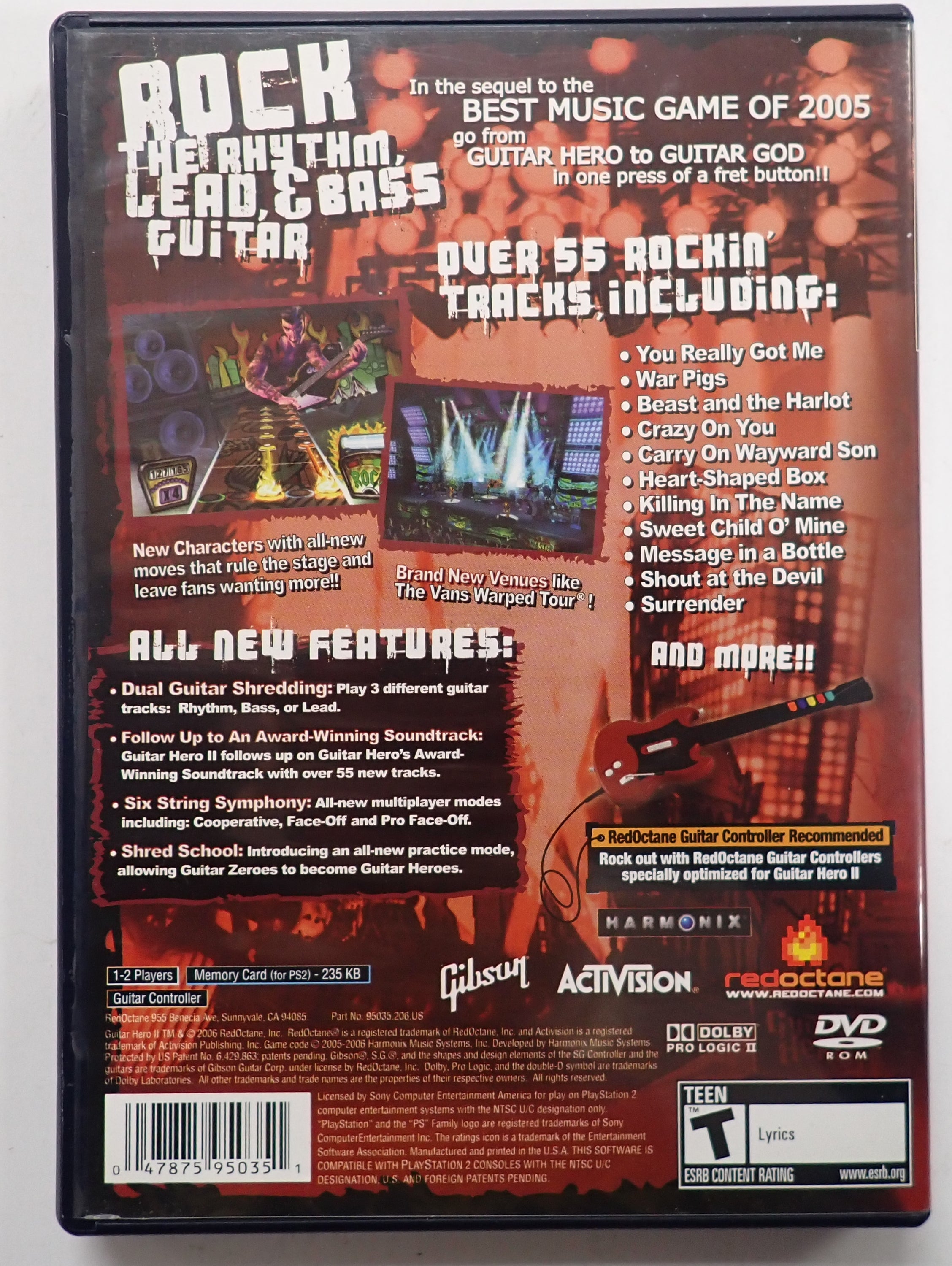 Guitar Hero II - PS2