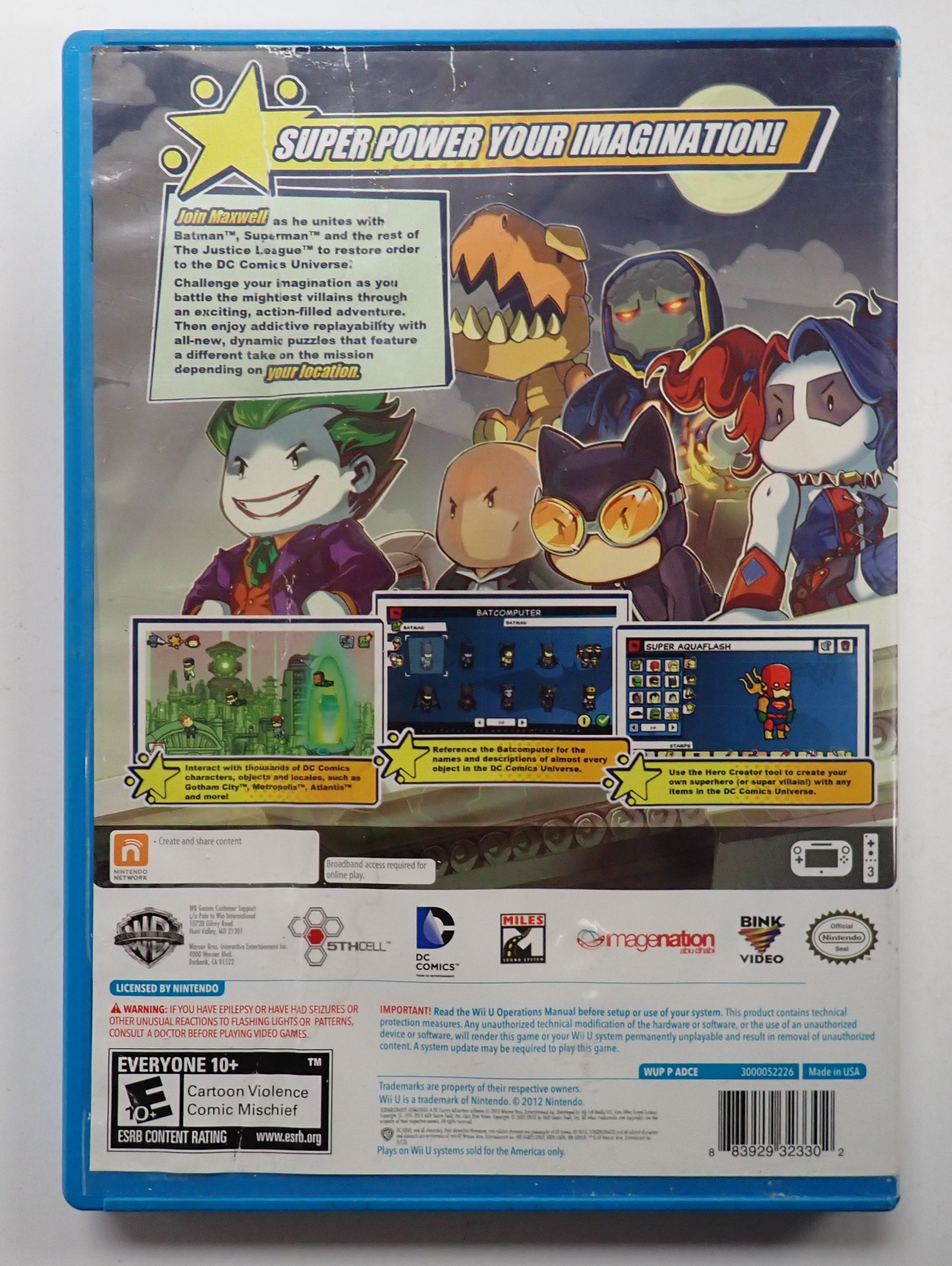 Scribblenauts: Unmasked - Wii U