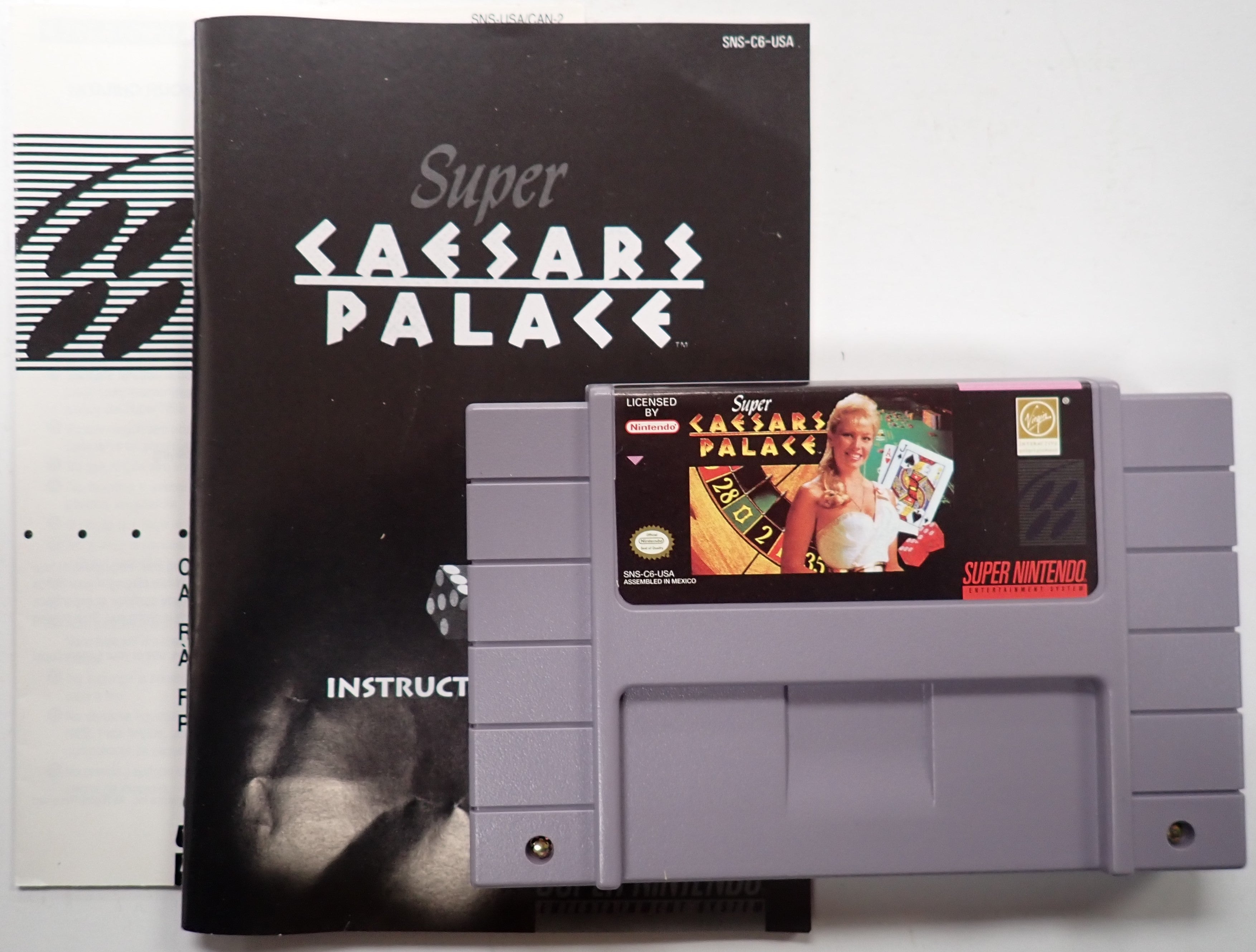 Super Caesars Palace - SNES