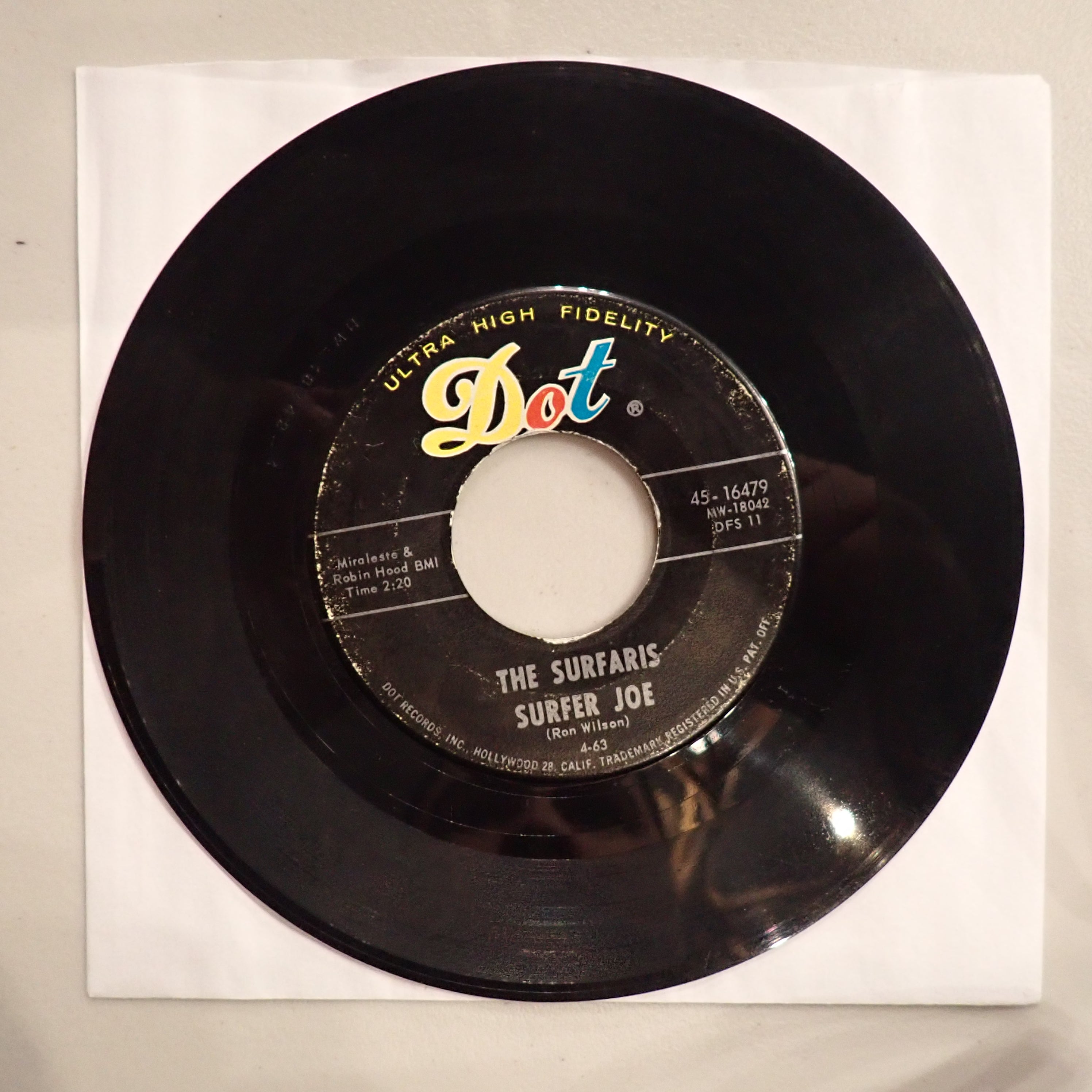 The Surfaris - Wipe Out / Surfer Joe