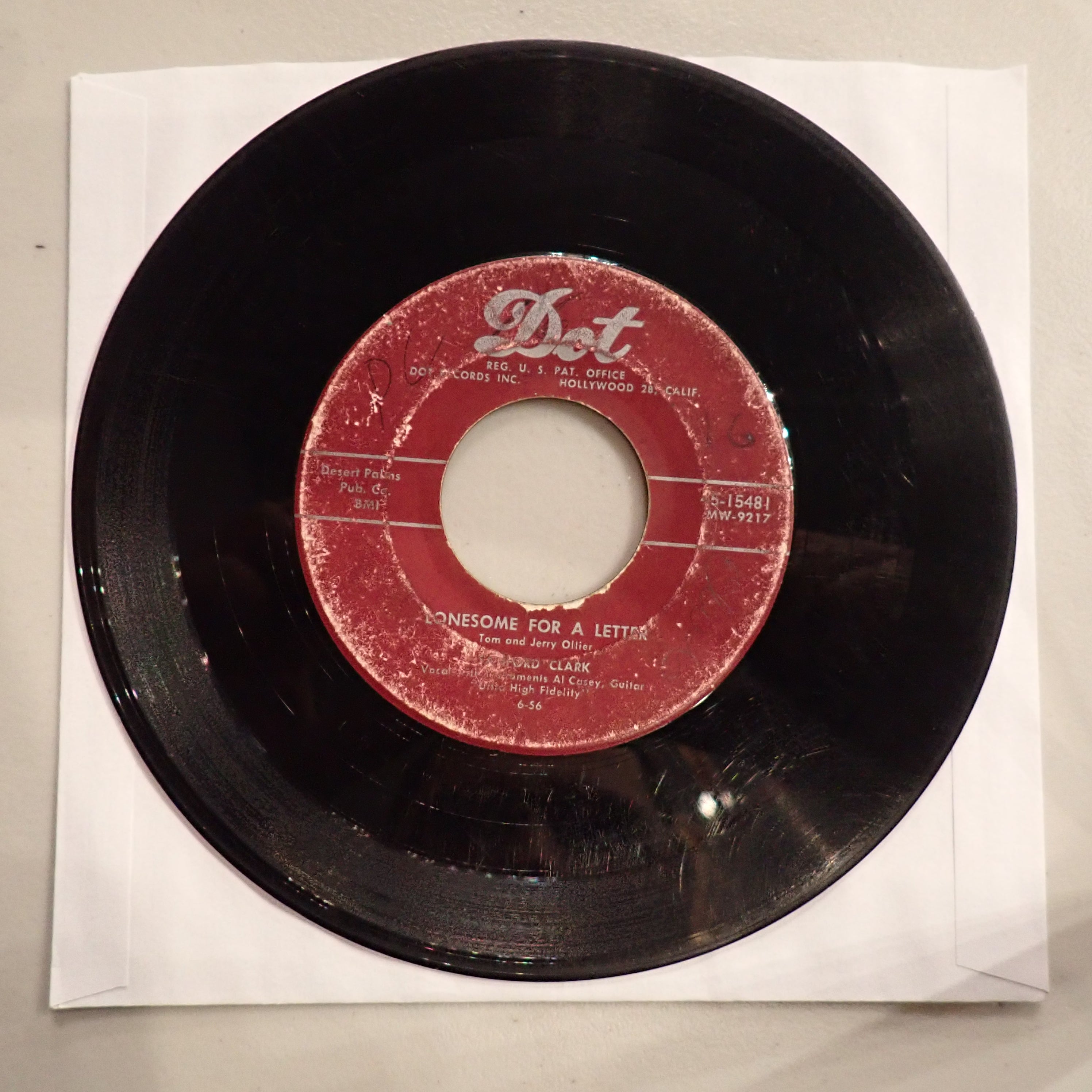 Sanford Clark - The Fool / Lonesome For A Letter