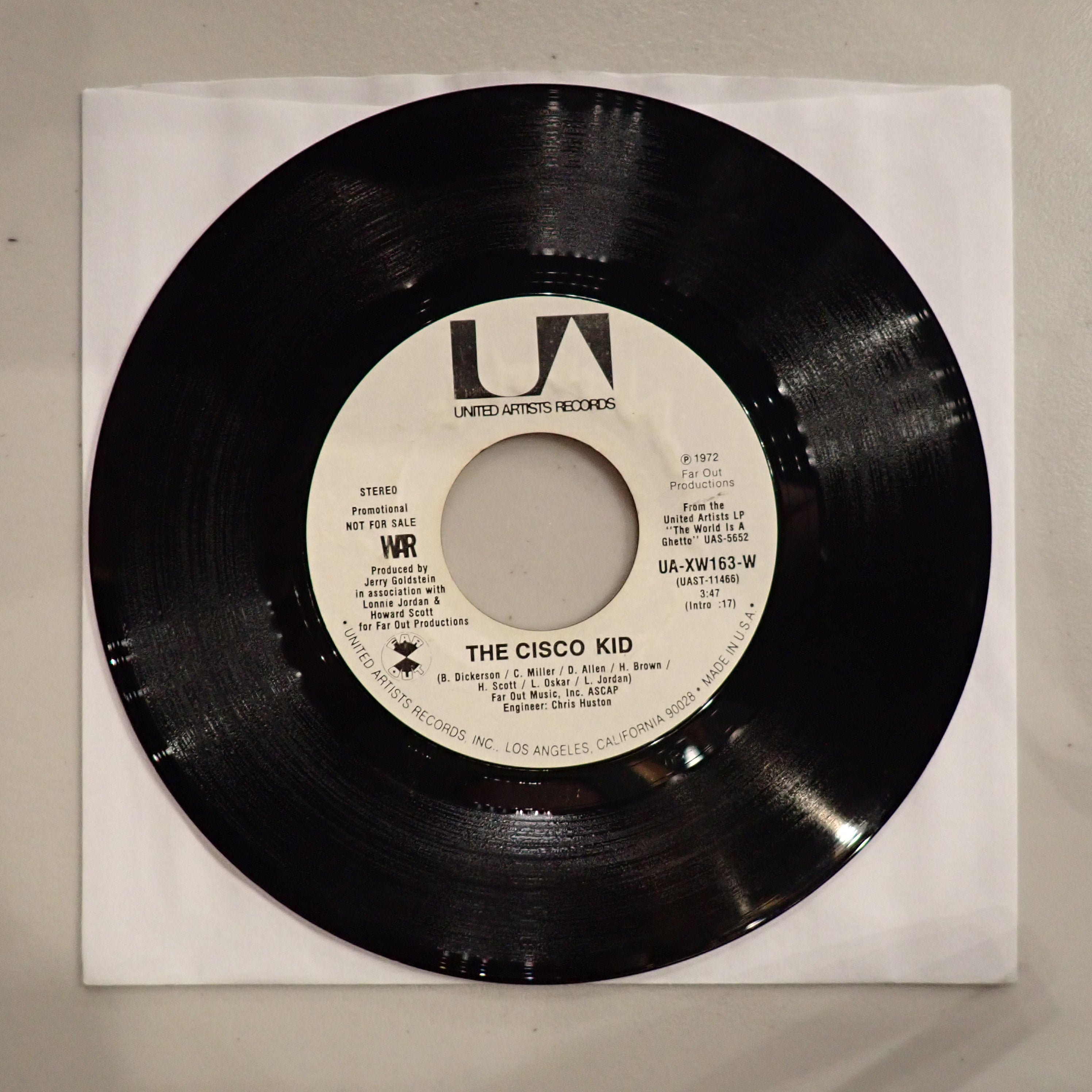 War - Cisco Kid (Promo Copy)