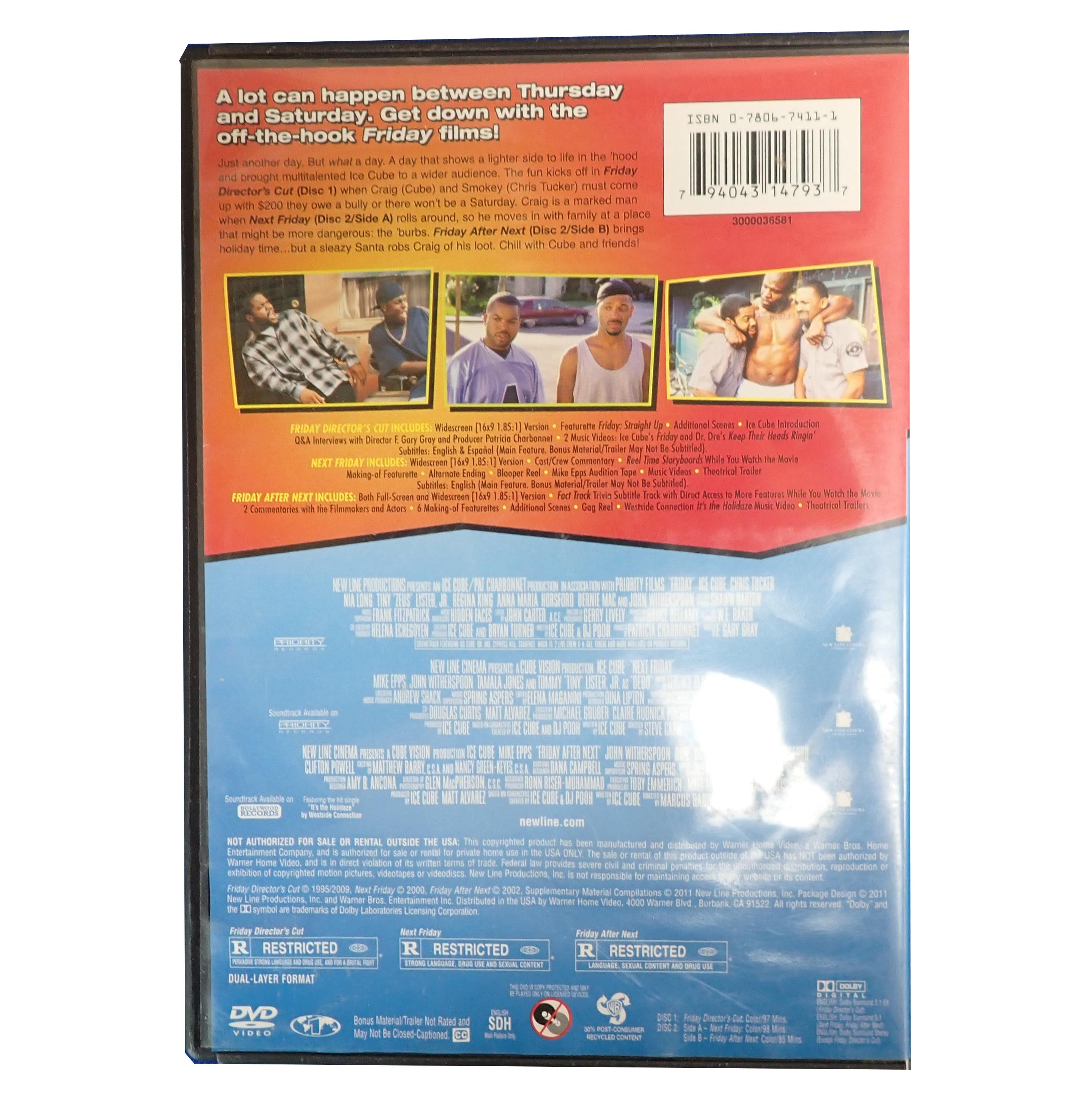 The Friday 3-Movie Collection - [DVD] (Pre-Owned)