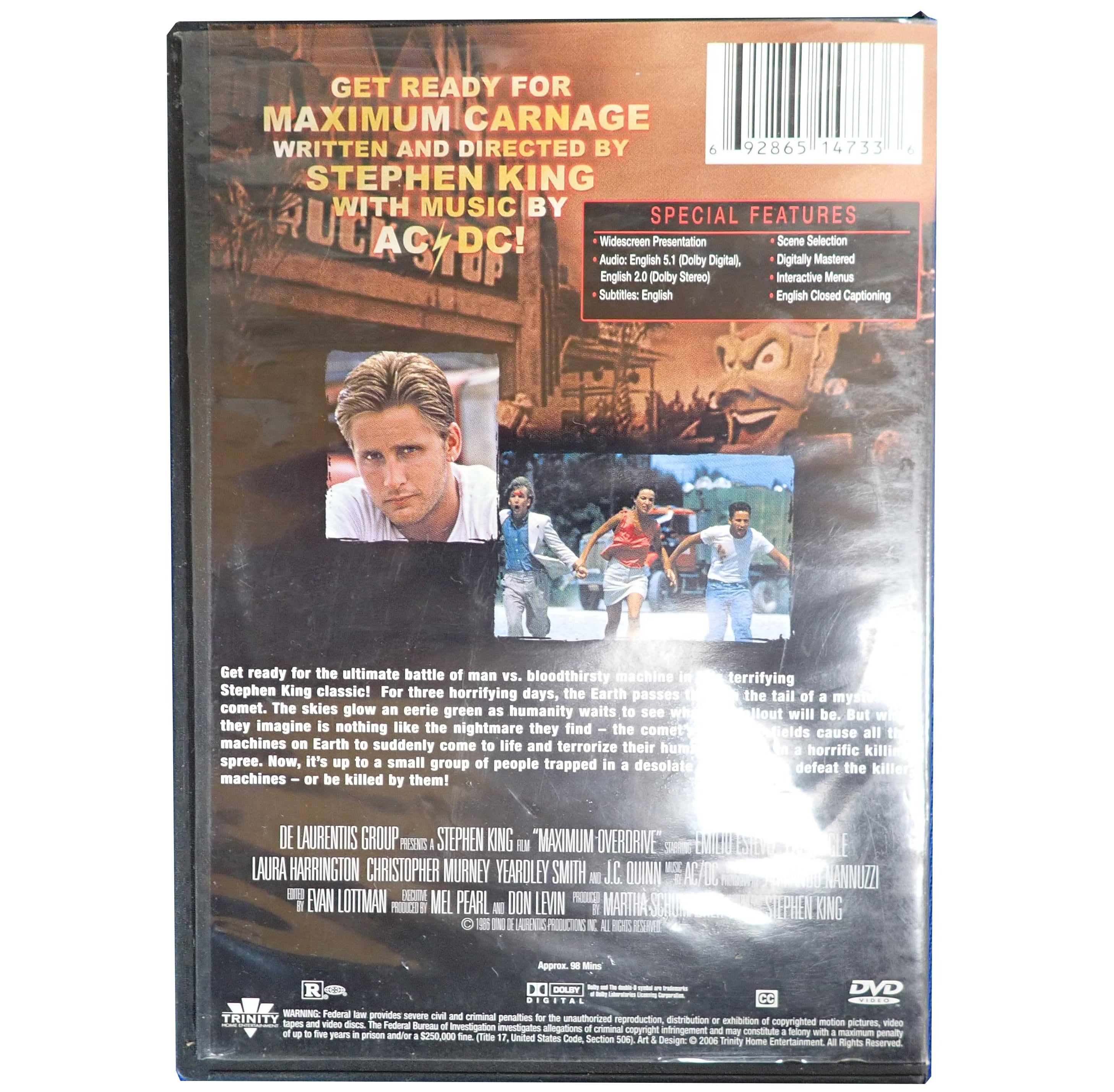 Stephen King's Maximum Overdrive: Evil's Wheels - [DVD] (Pre-Owned)