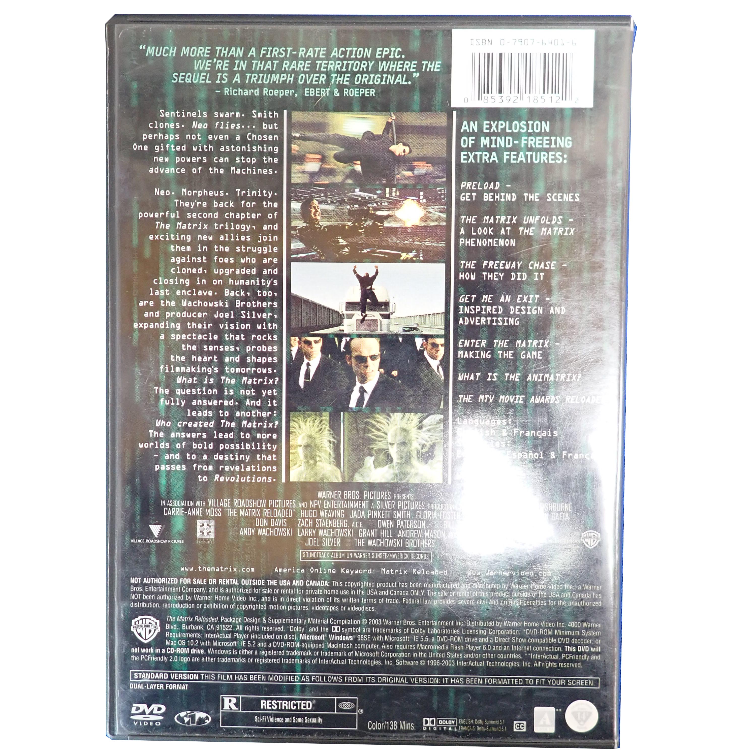 Matrix Reloaded (Full Screen Edition)- [DVD] (Pre-Owned)