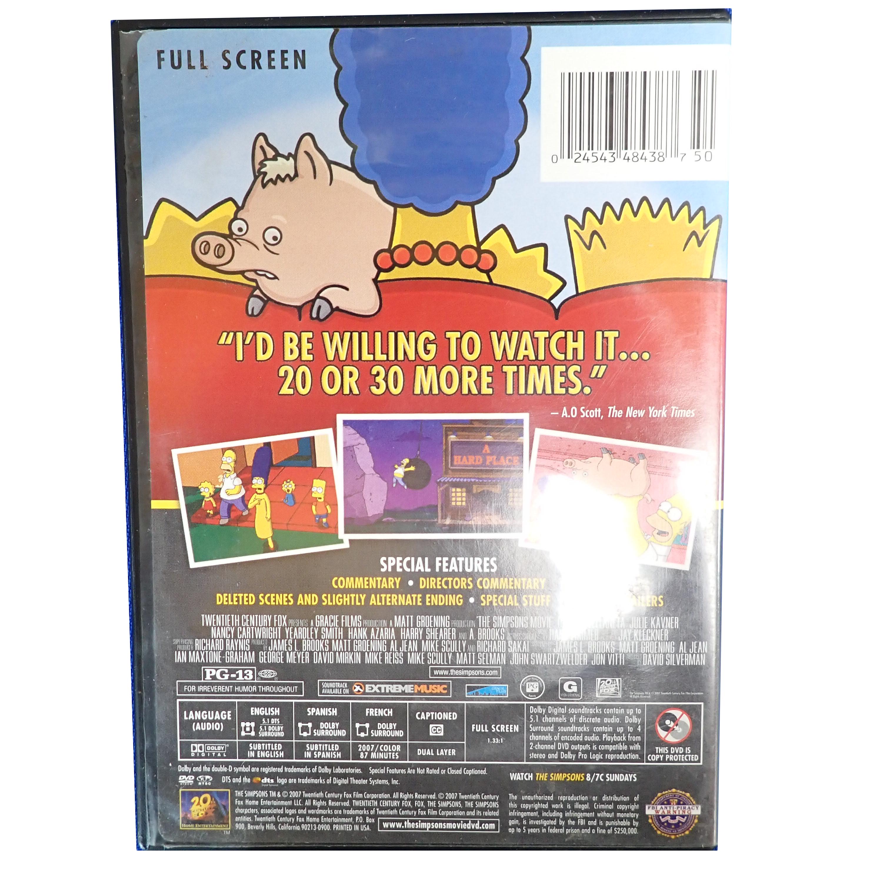 The Simpsons Movie- [DVD] (Pre-Owned)
