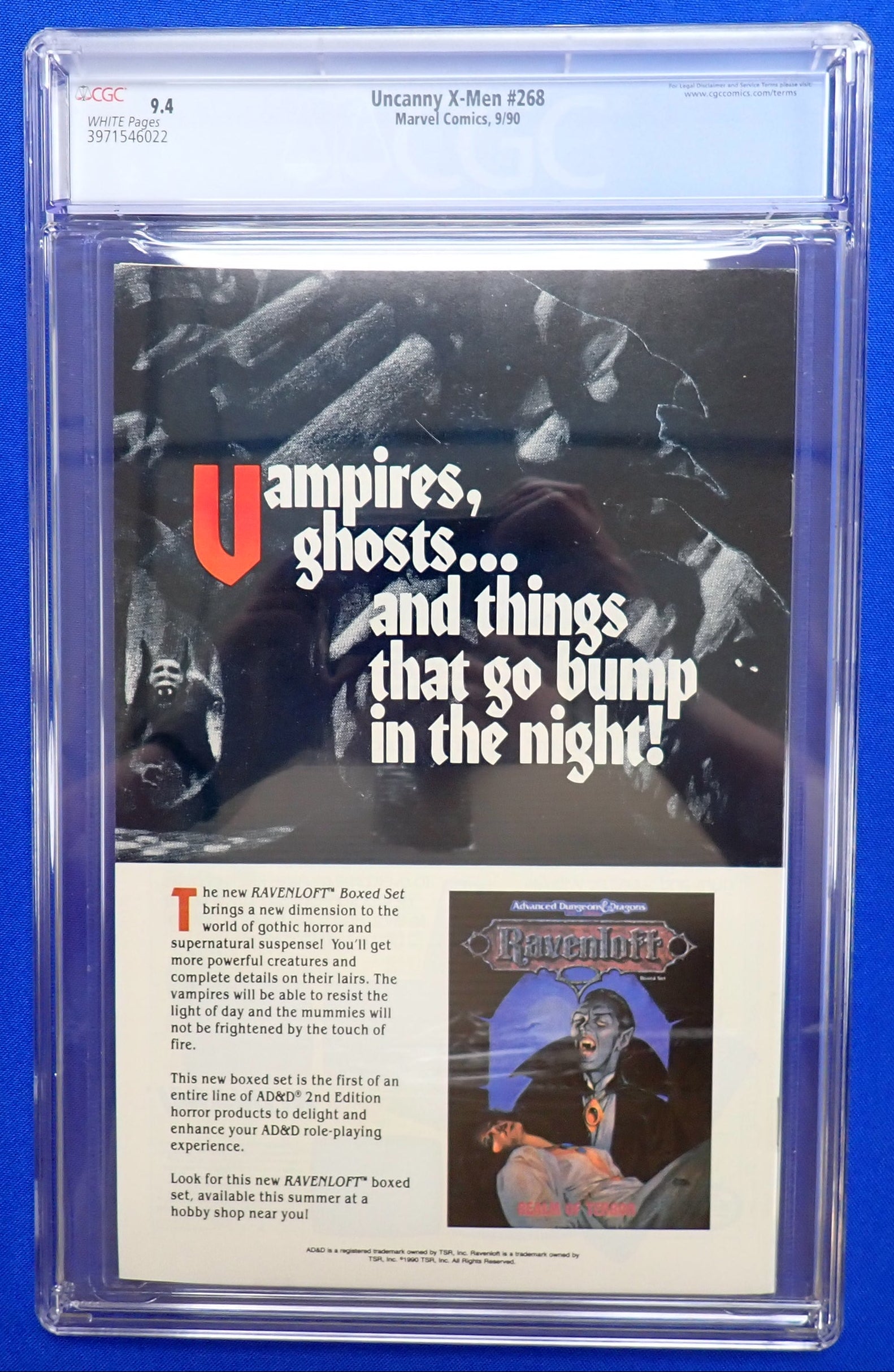 Uncanny X-Men #268 (1990) - CGC 9.4