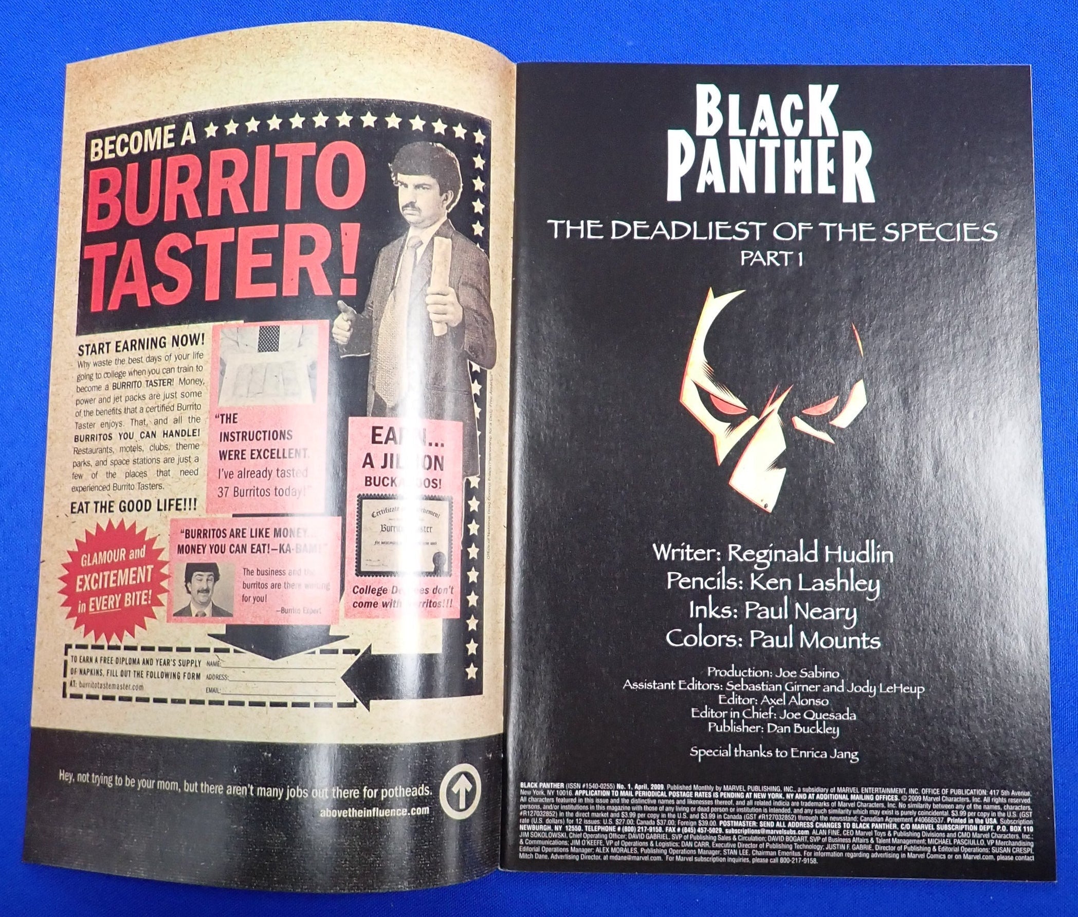 Black Panther #1 (2009) - VF+ (8.5) - 1st Shuri as Black Panther