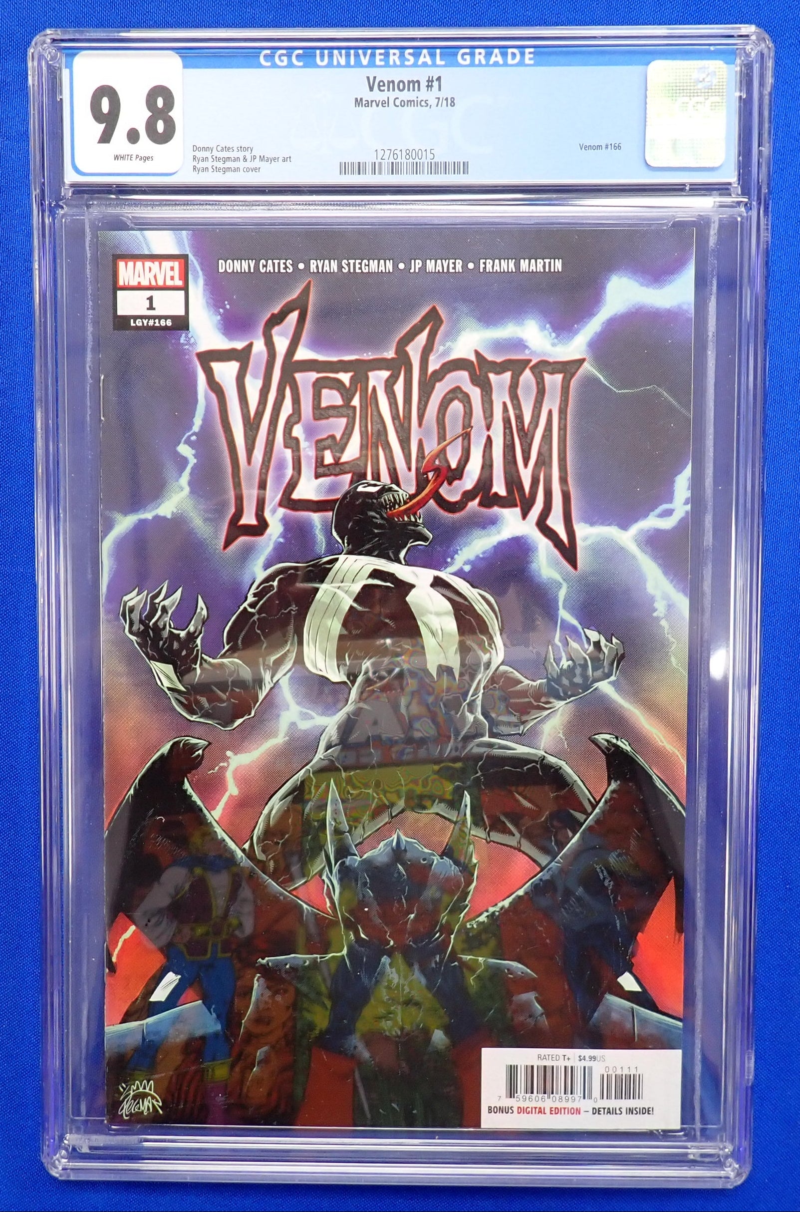 Venom #1 (2018) - CGC 9.8 - Venom #166