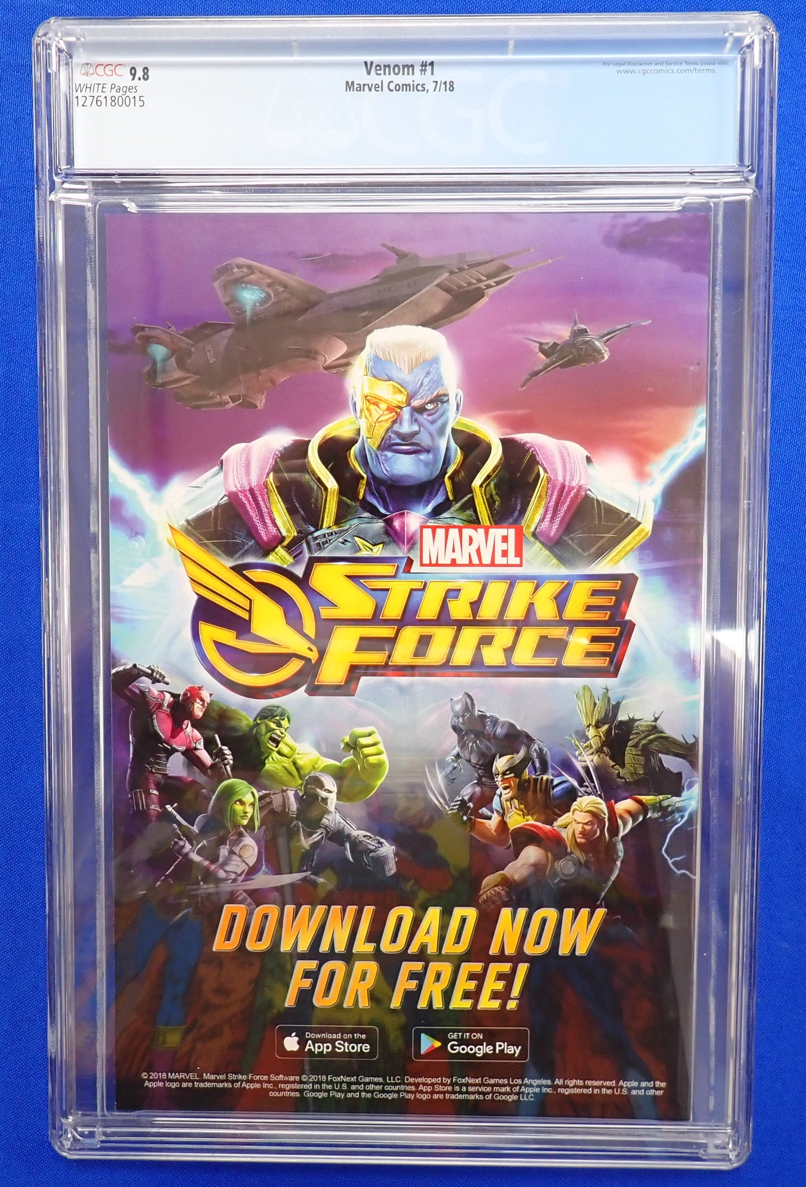 Venom #1 (2018) - CGC 9.8 - Venom #166