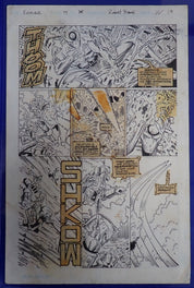 Robert Brown Original Art for Excalibur #77 (1994)