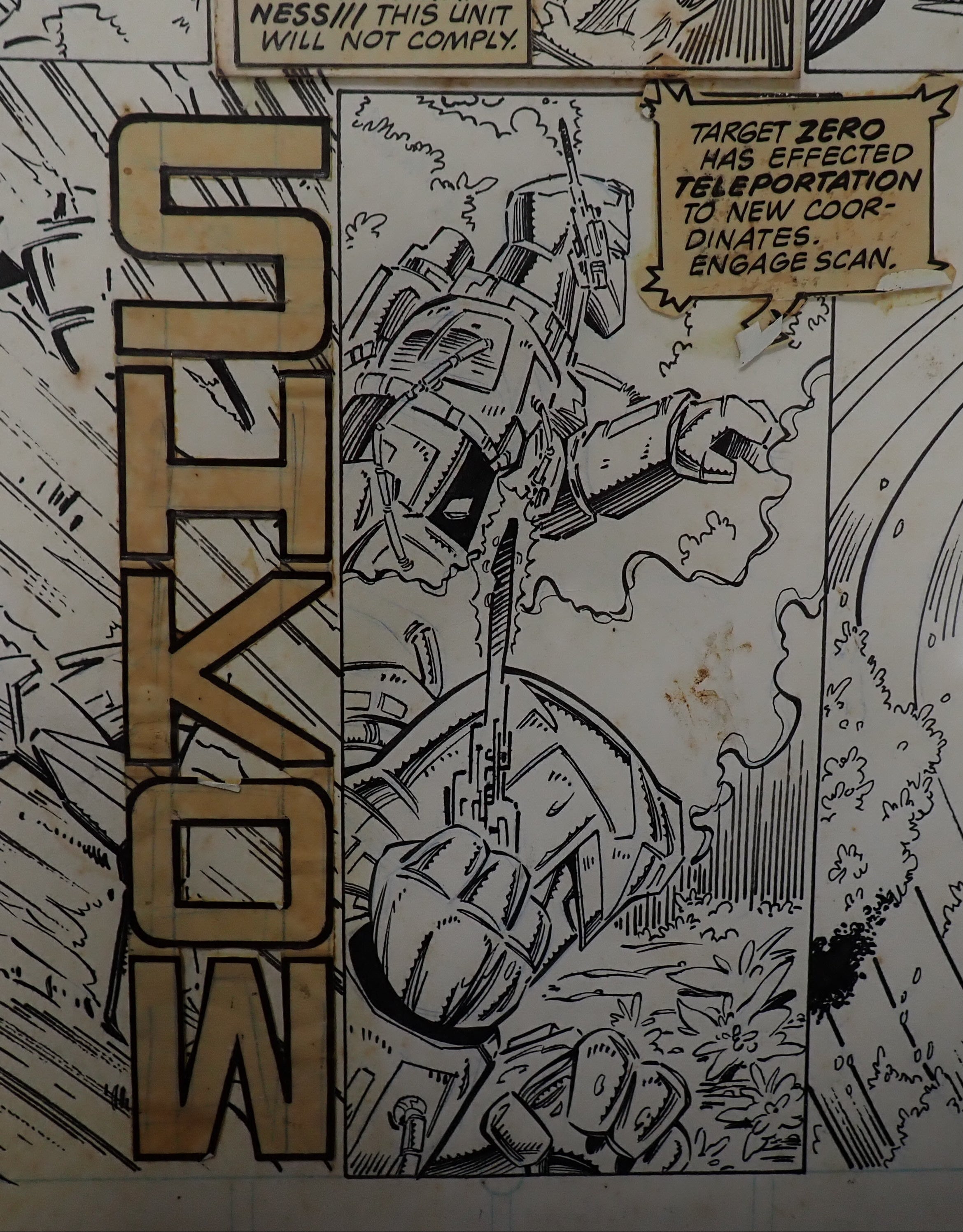 Robert Brown Original Art for Excalibur #77 (1994)