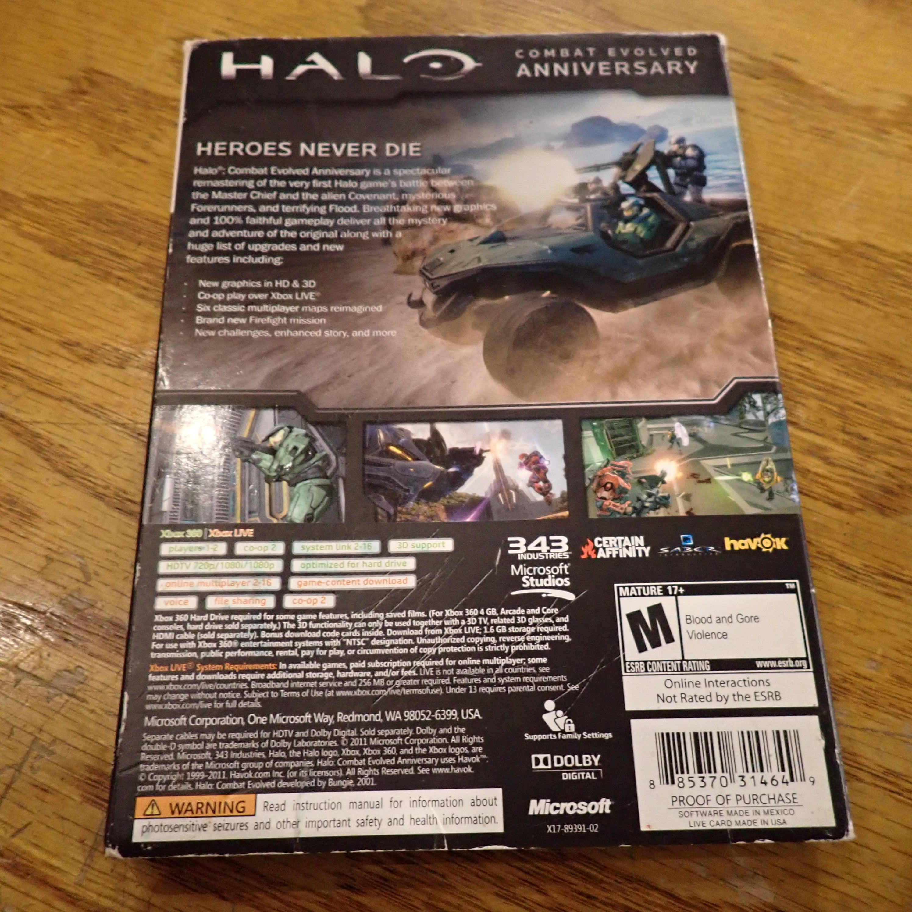 Halo: Combat Evolved Anniversary - Xbox 360