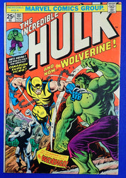 Incredible Hulk #181 (1974) - FN/VF (7.0)+ - 1st Wolverine