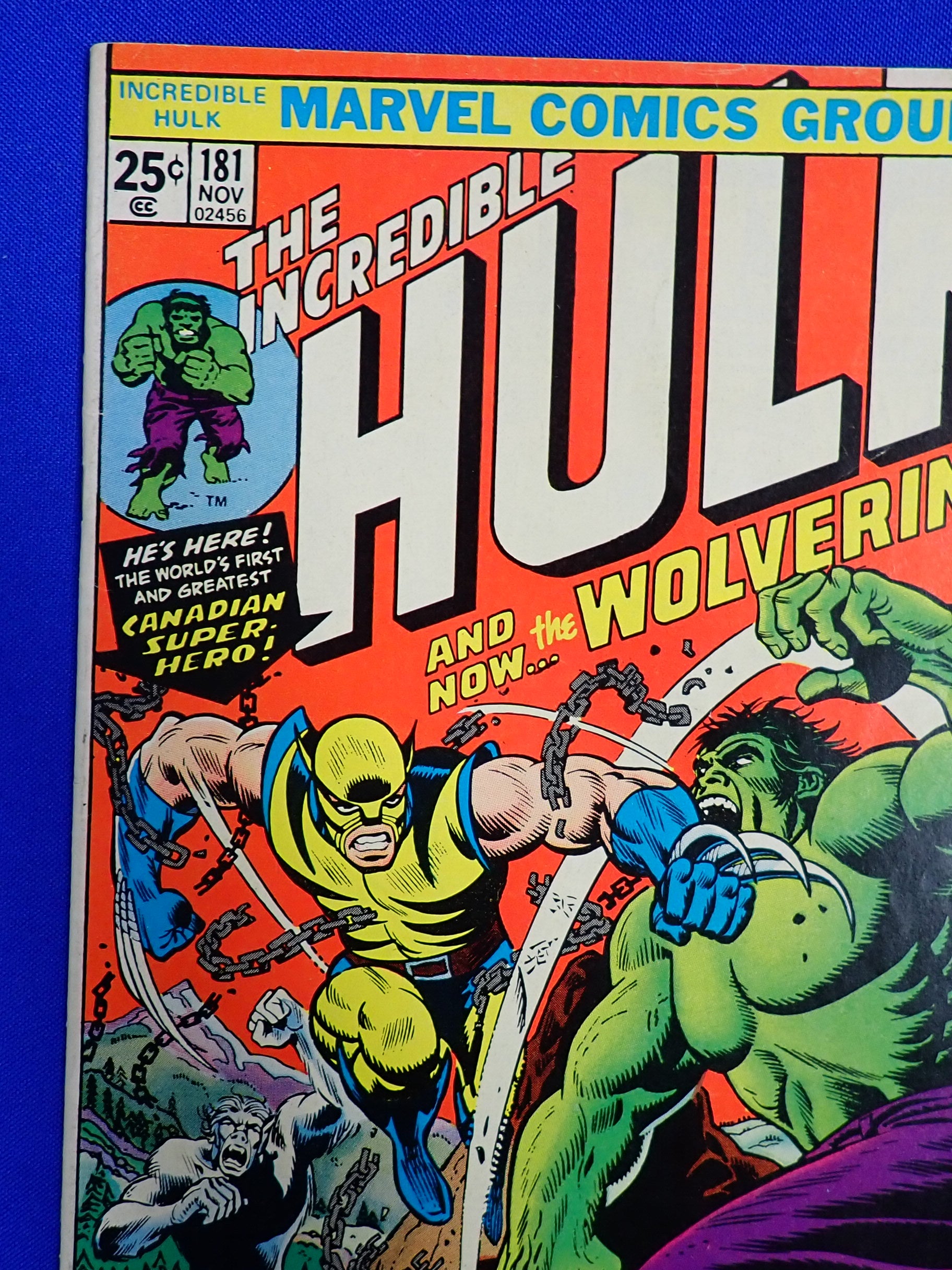 Incredible Hulk #181 (1974) - FN/VF (7.0)+ - 1st Wolverine