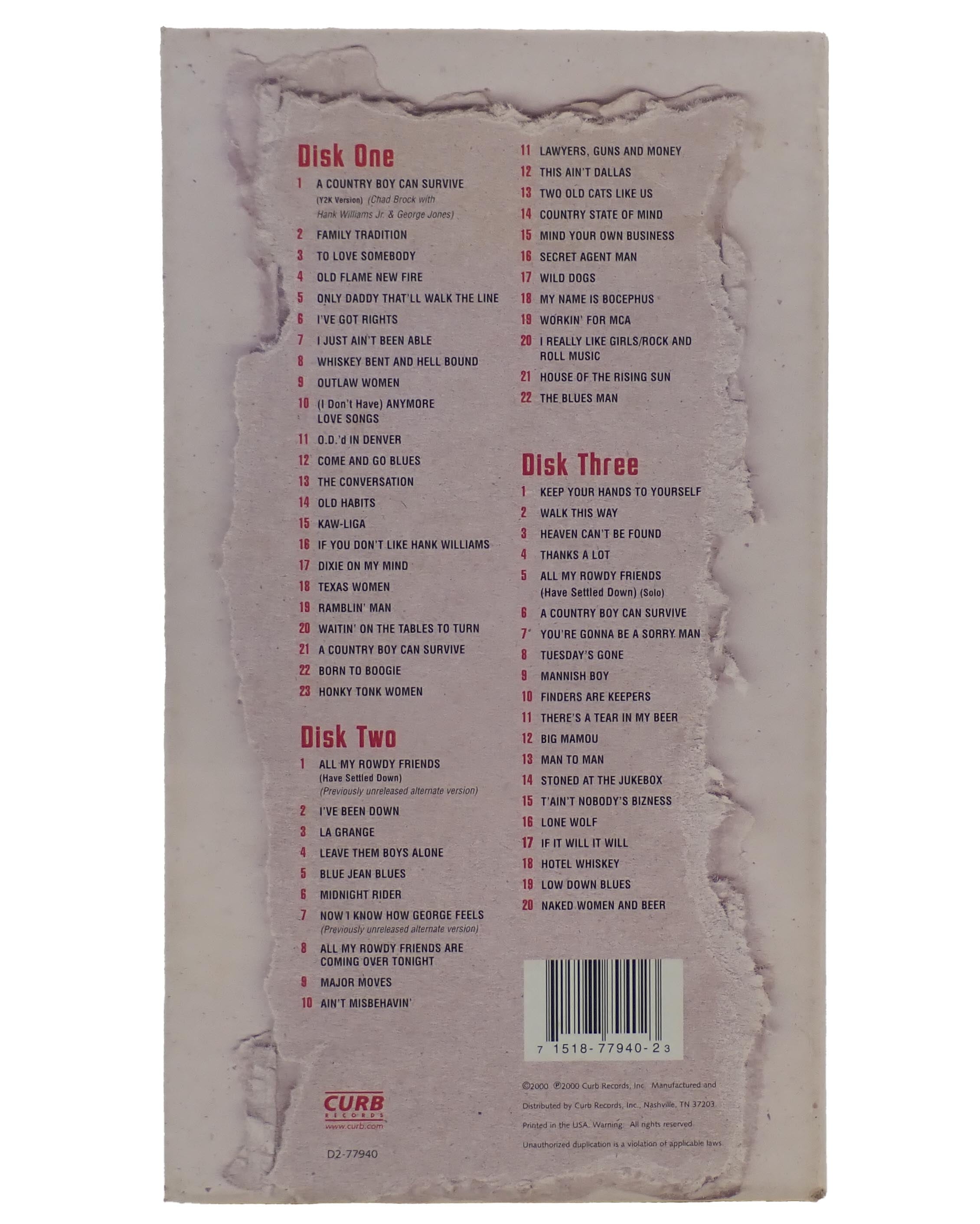 Hank Williams Jr. - The Bocephus Box - CD