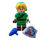Link, Bright Green Tunic w/ Ocarina and Shield - loz002 [Pre-Owned]