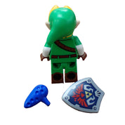 Link, Bright Green Tunic w/ Ocarina and Shield - loz002 [Pre-Owned]
