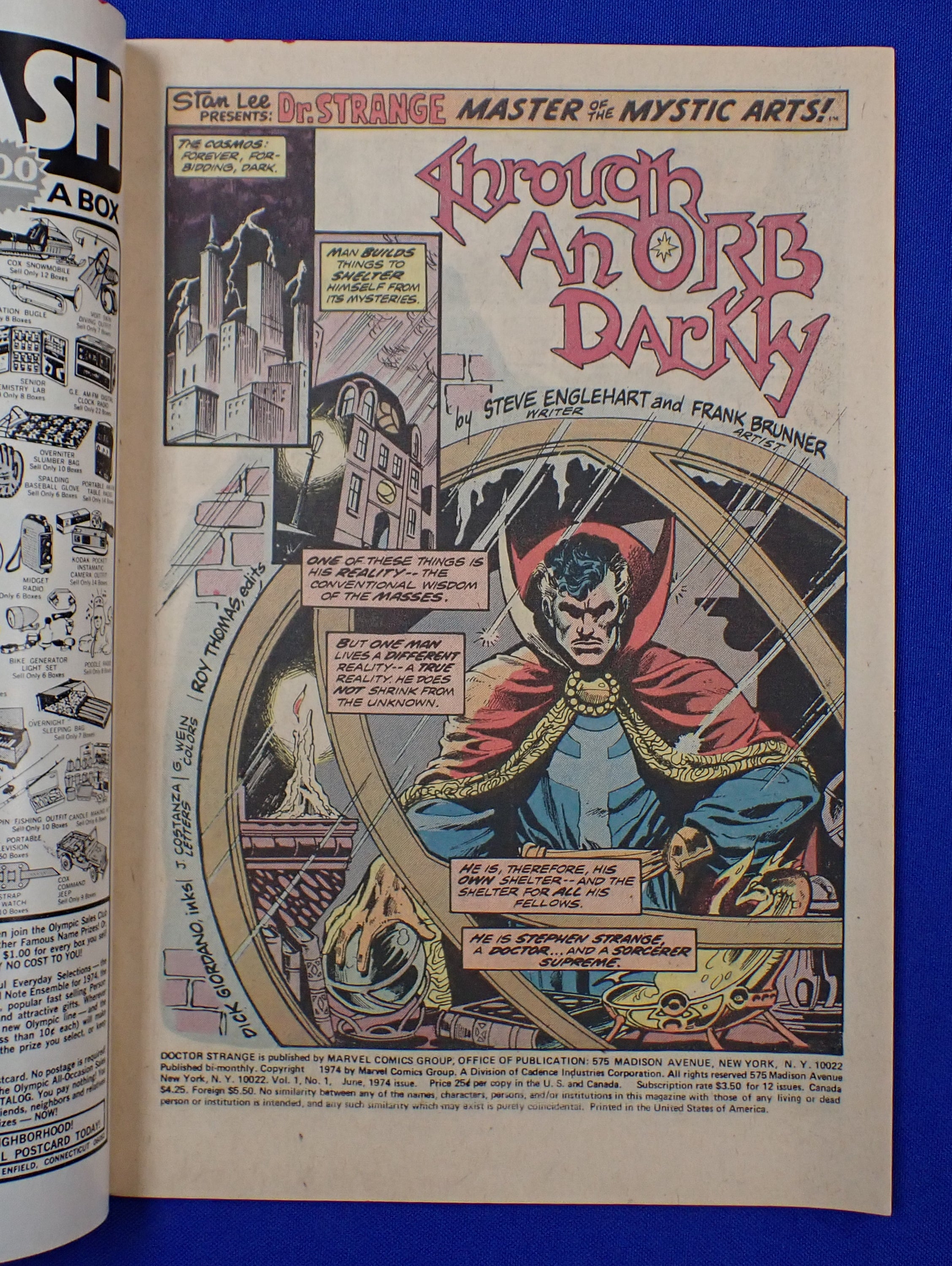 Doctor Strange #1 (1974) - FN (6.0) - 1st Solo Series