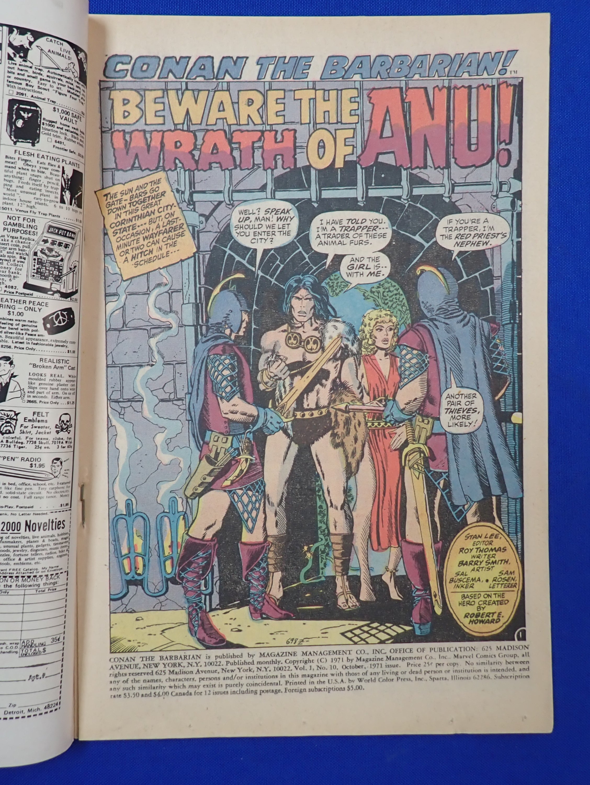 Conan the Barbarian #10 (1971) - VF (8.0)