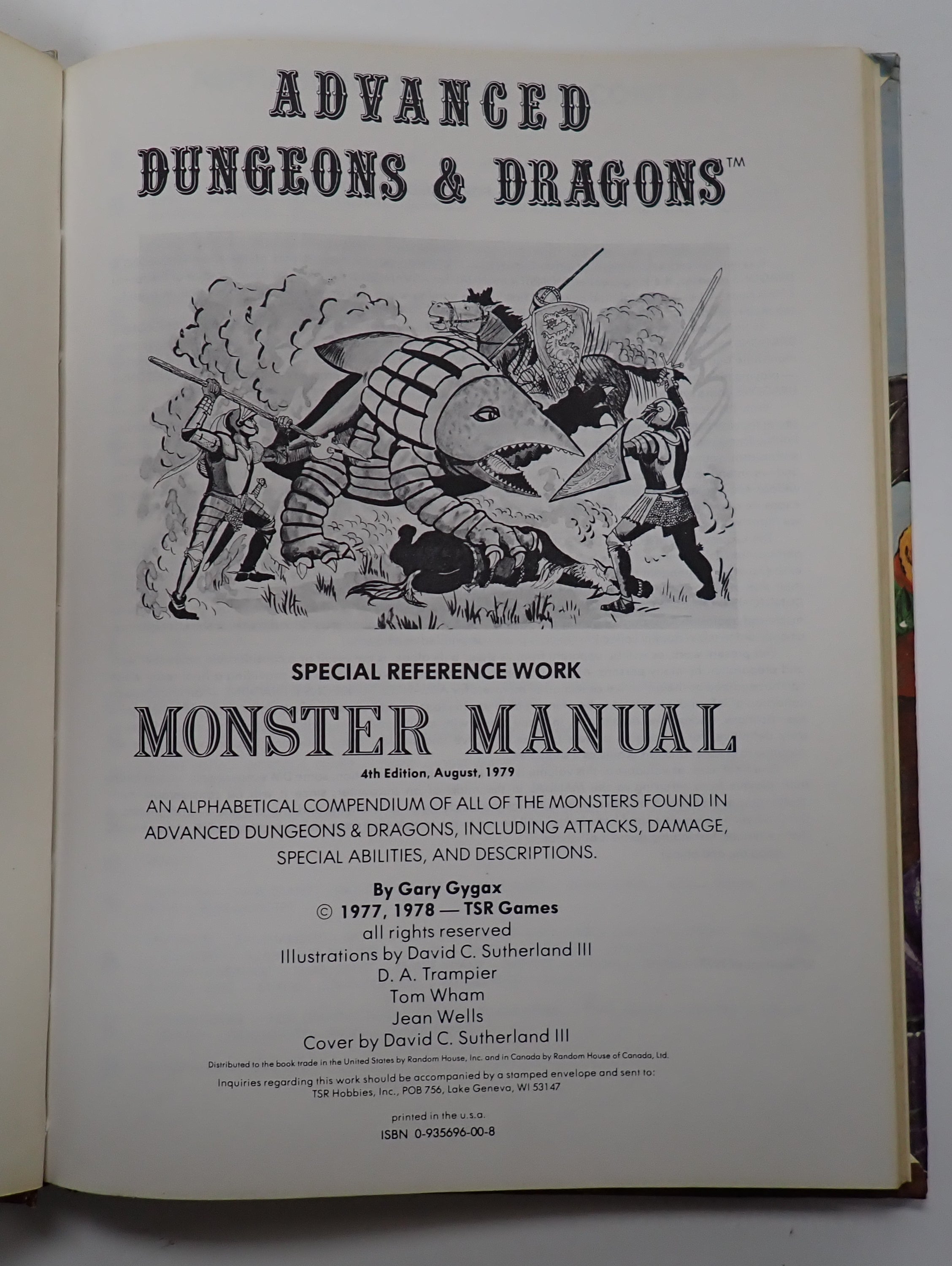 Advanced D&D Monster Manual: 1st Edition